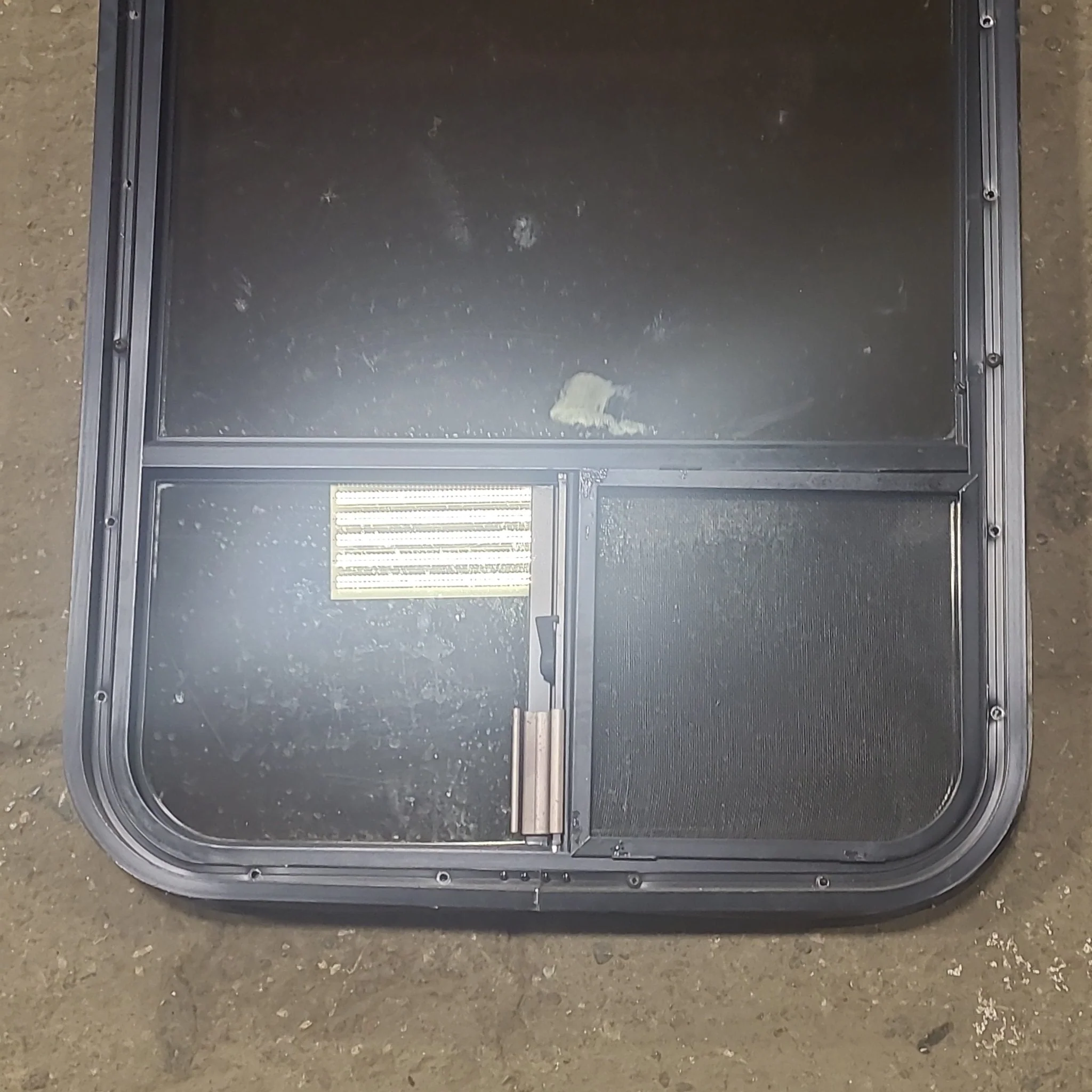 Used Black Radius Opening Window : 21 3/4" W x 30 1/2" H x 2" D - Image 5