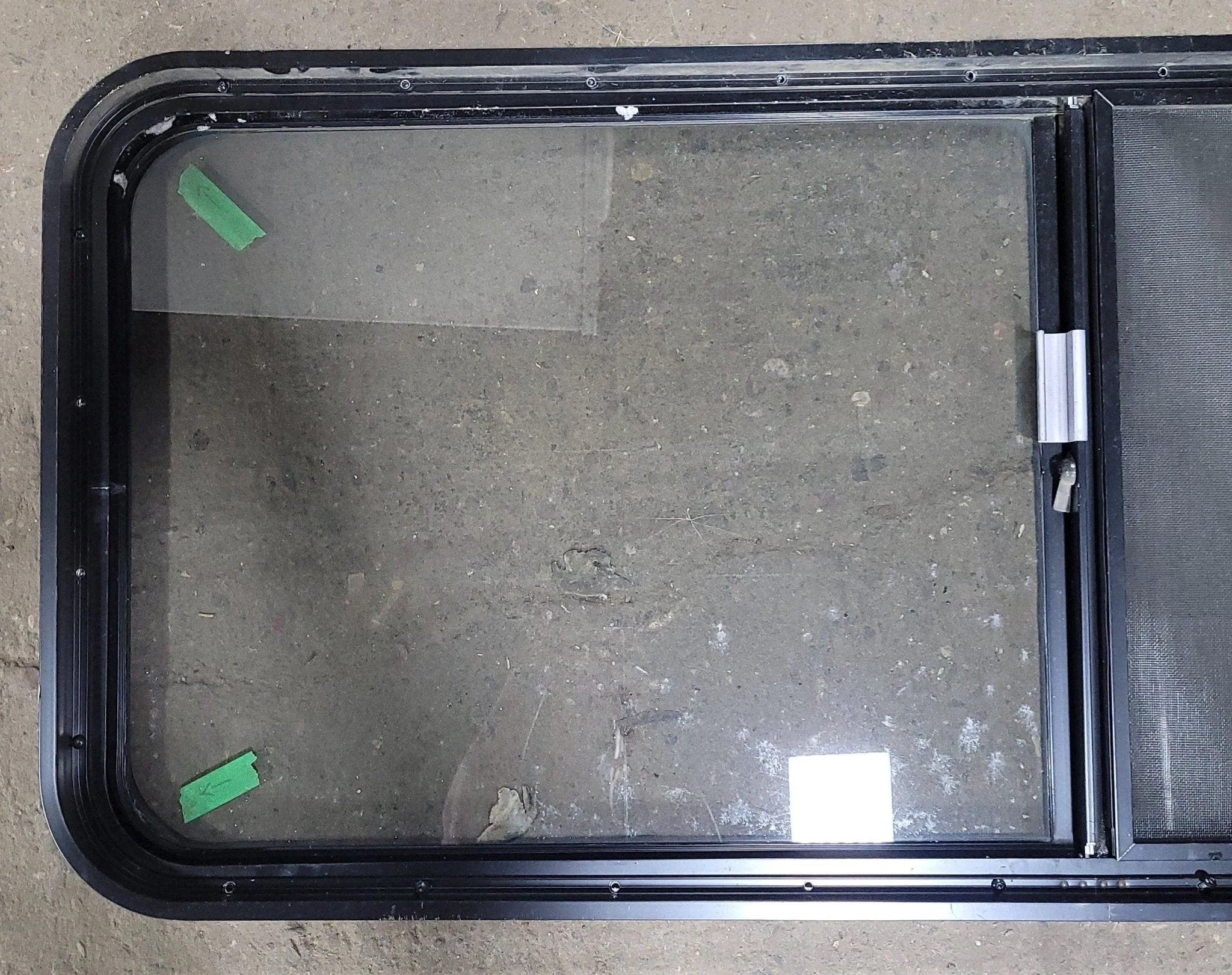 Used Black Radius Opening Window : 22" X 54 1/2" X 2" D - Image 7
