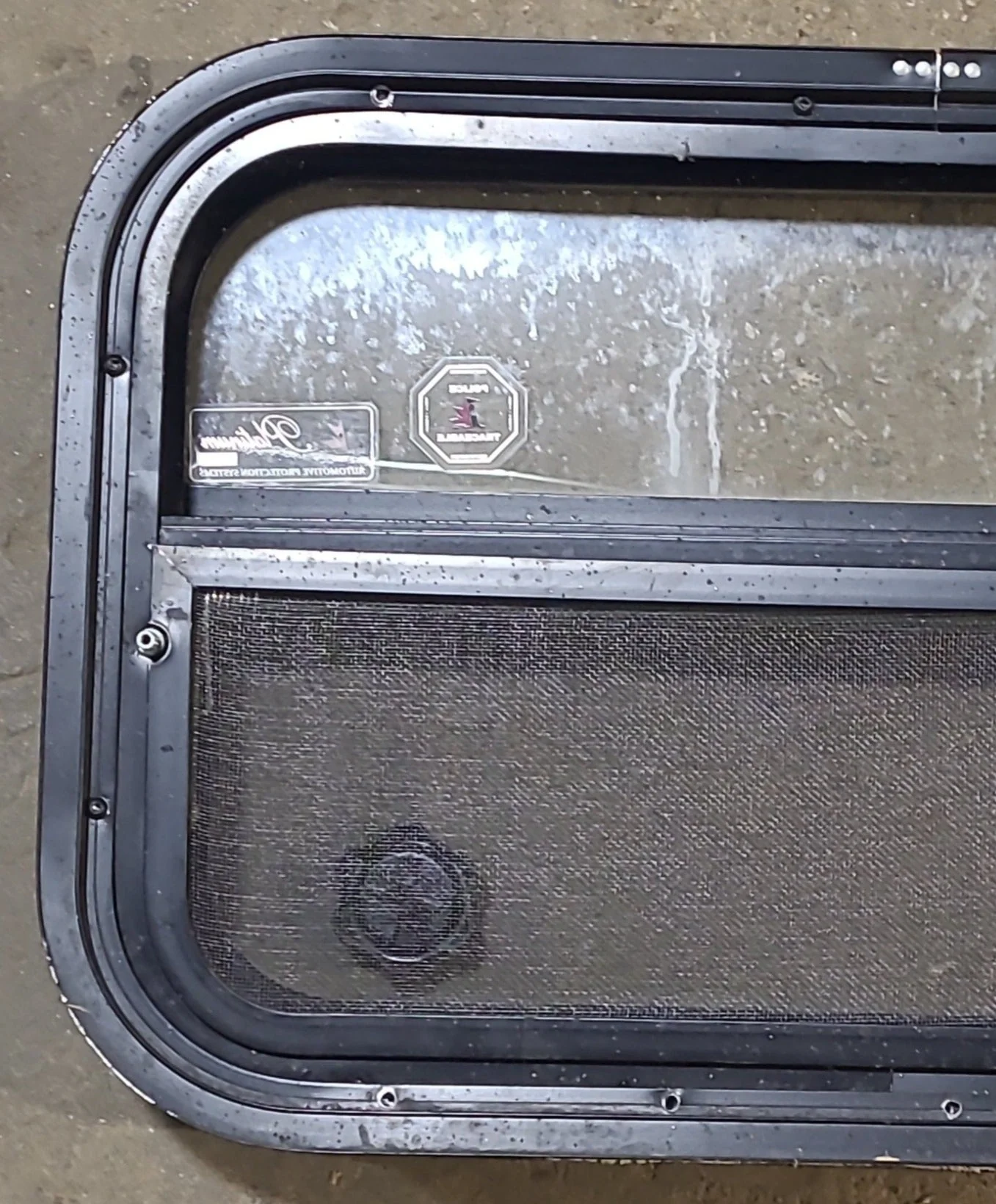 Used Black Radius Opening Window : 23 1/2" W x 14 1/2" H x 2" D - Image 6