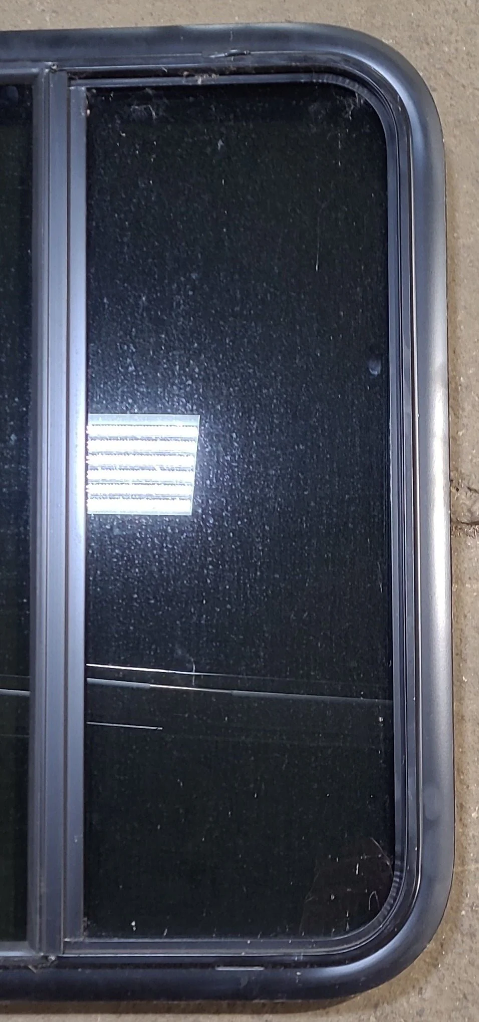 Used Black Radius Opening Window : 23 1/2" W x 29 1/2" H x 1 7/8" D - Image 3