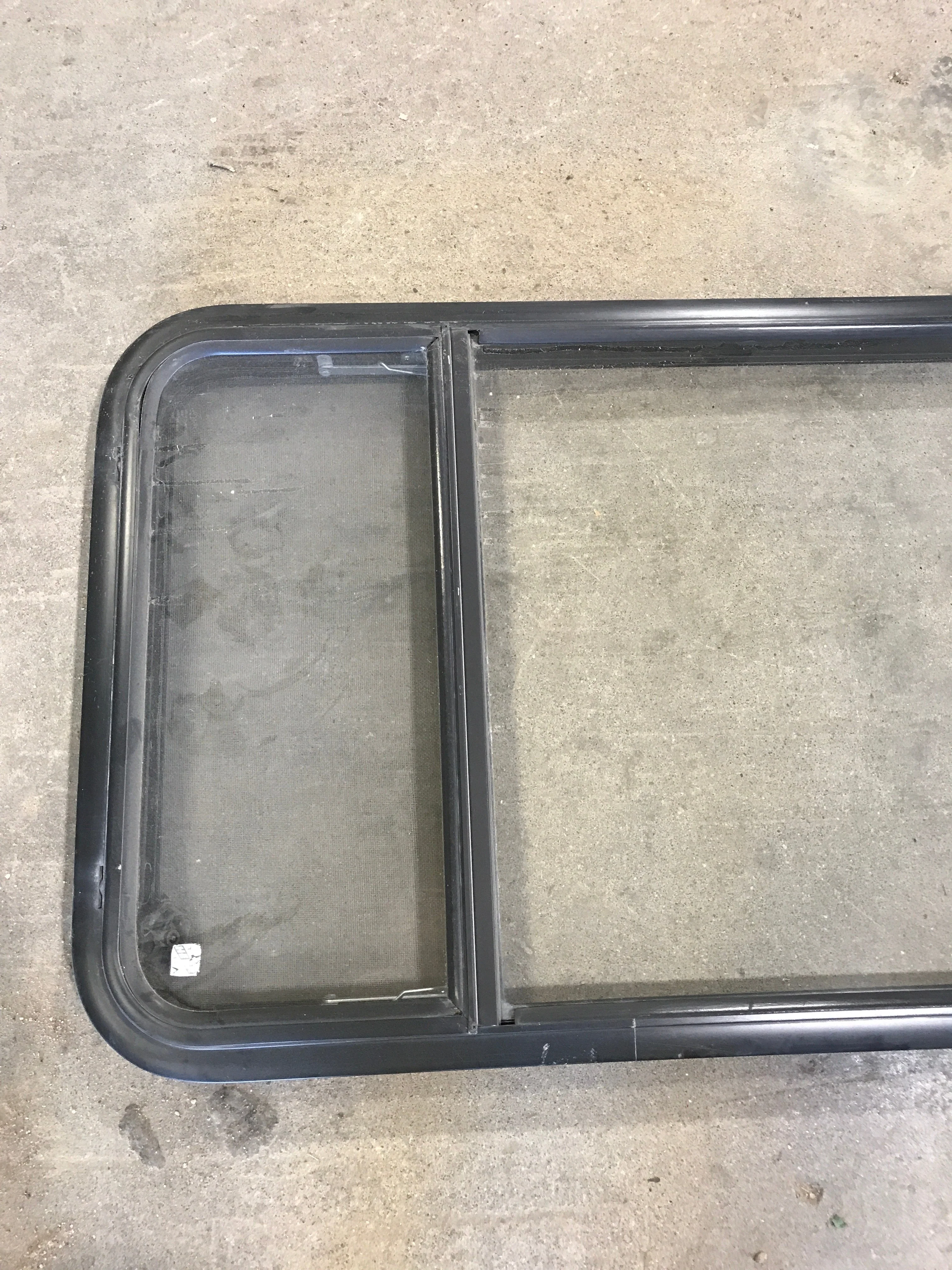 Used Black Radius Opening Window : 23 1/2" W x 52" H x 1 7/8" - Image 2