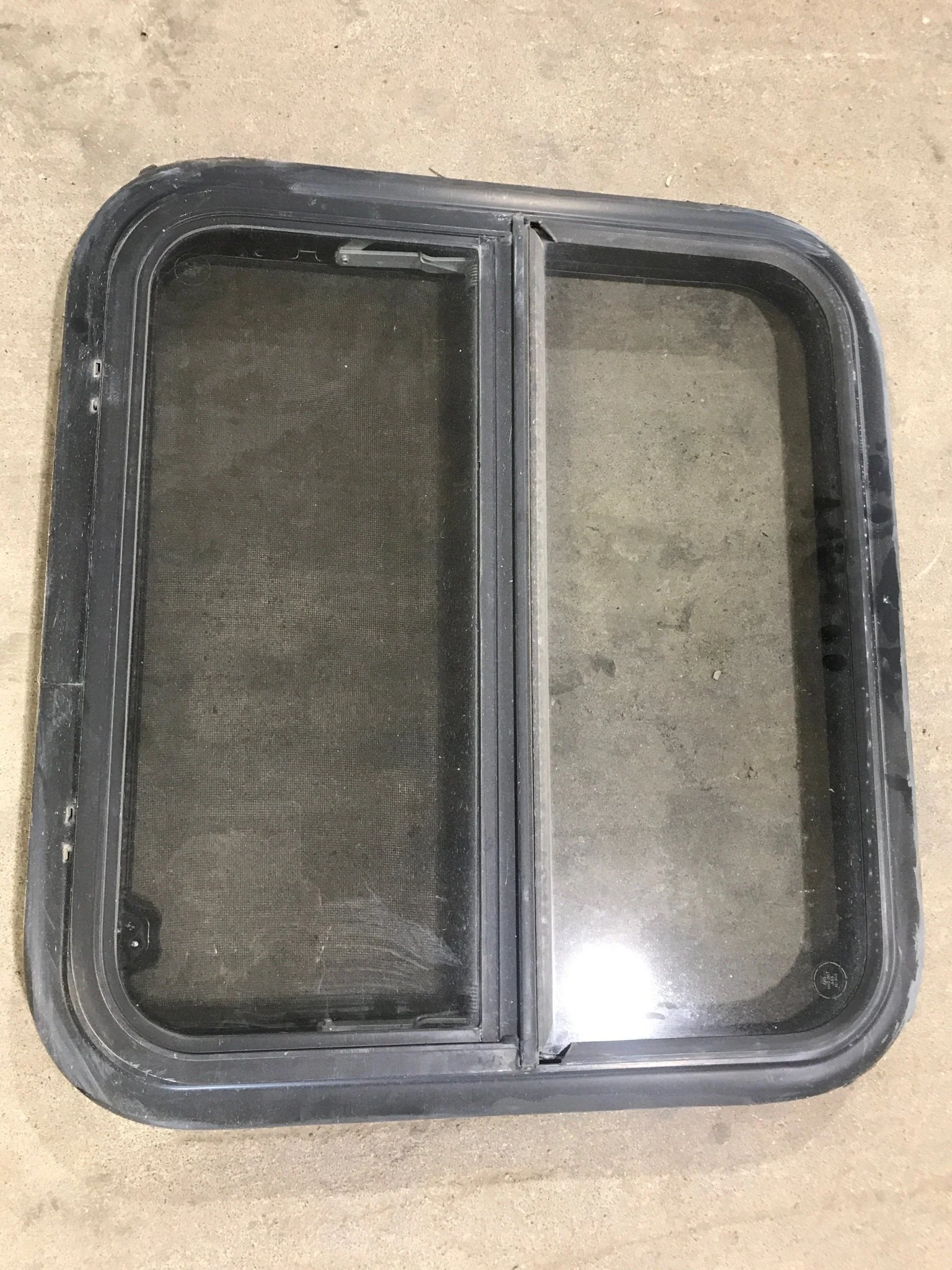 Used Black Radius Opening Window : 23 1/4" W x 21 1/4" H x 2" - Image 3