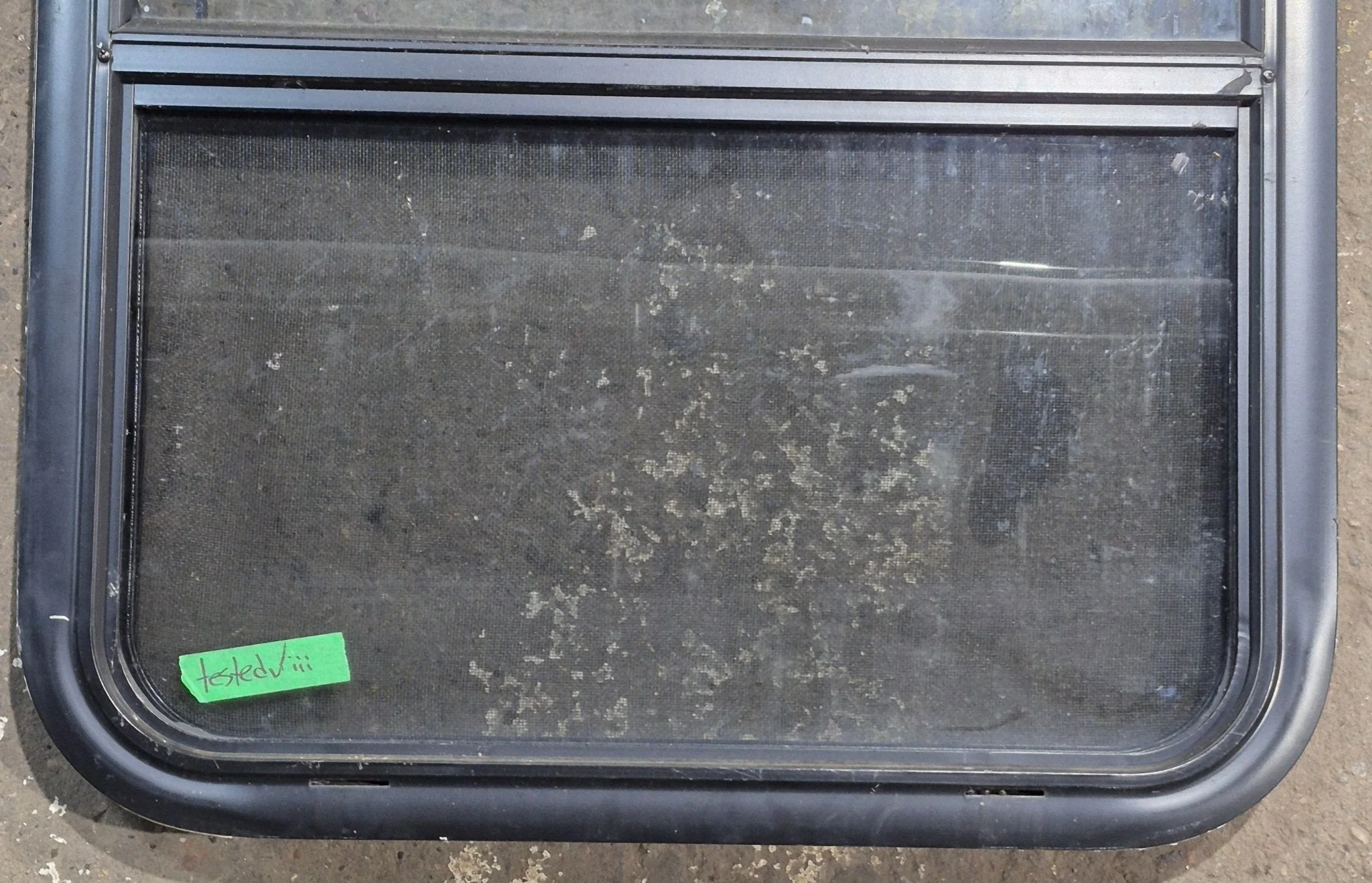 Used Black Radius Opening Window : 23 1/4" W x 28 1/4" H x 1 3/4" D - Image 3