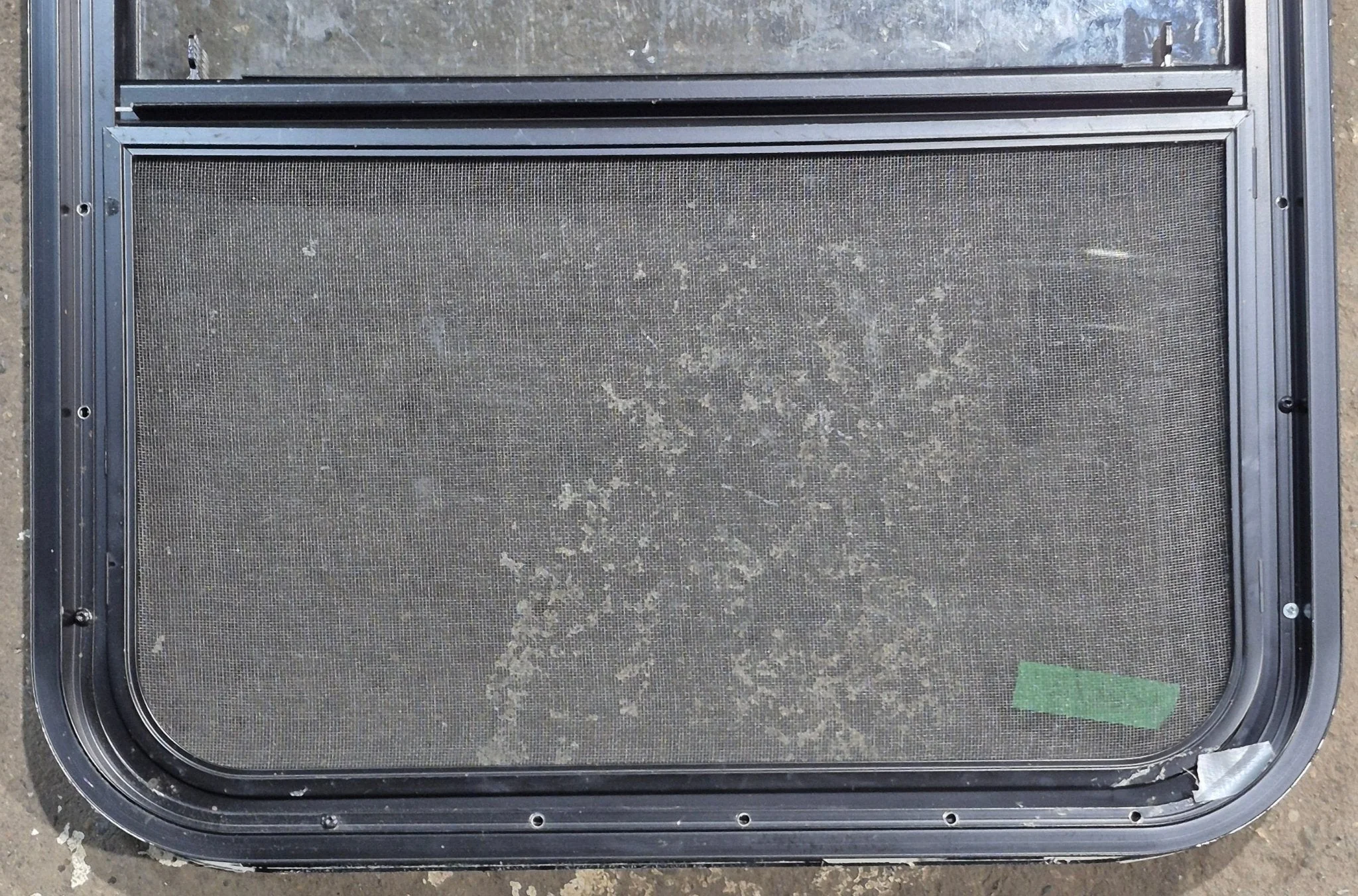 Used Black Radius Opening Window : 23 1/4" W x 28 1/4" H x 1 3/4" D - Image 6