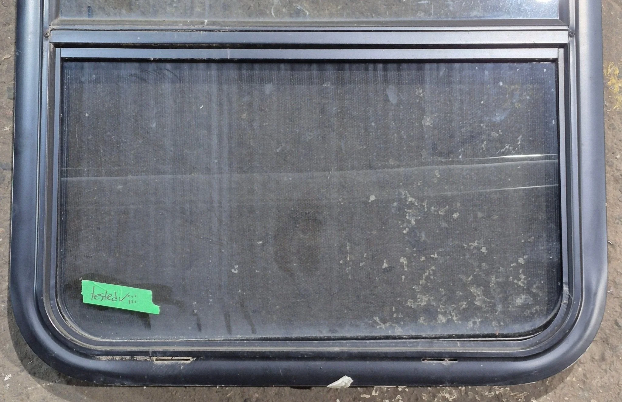 Used Black Radius Opening Window : 23 1/4" W x 28 1/4" H x 1 3/4" D - Image 3