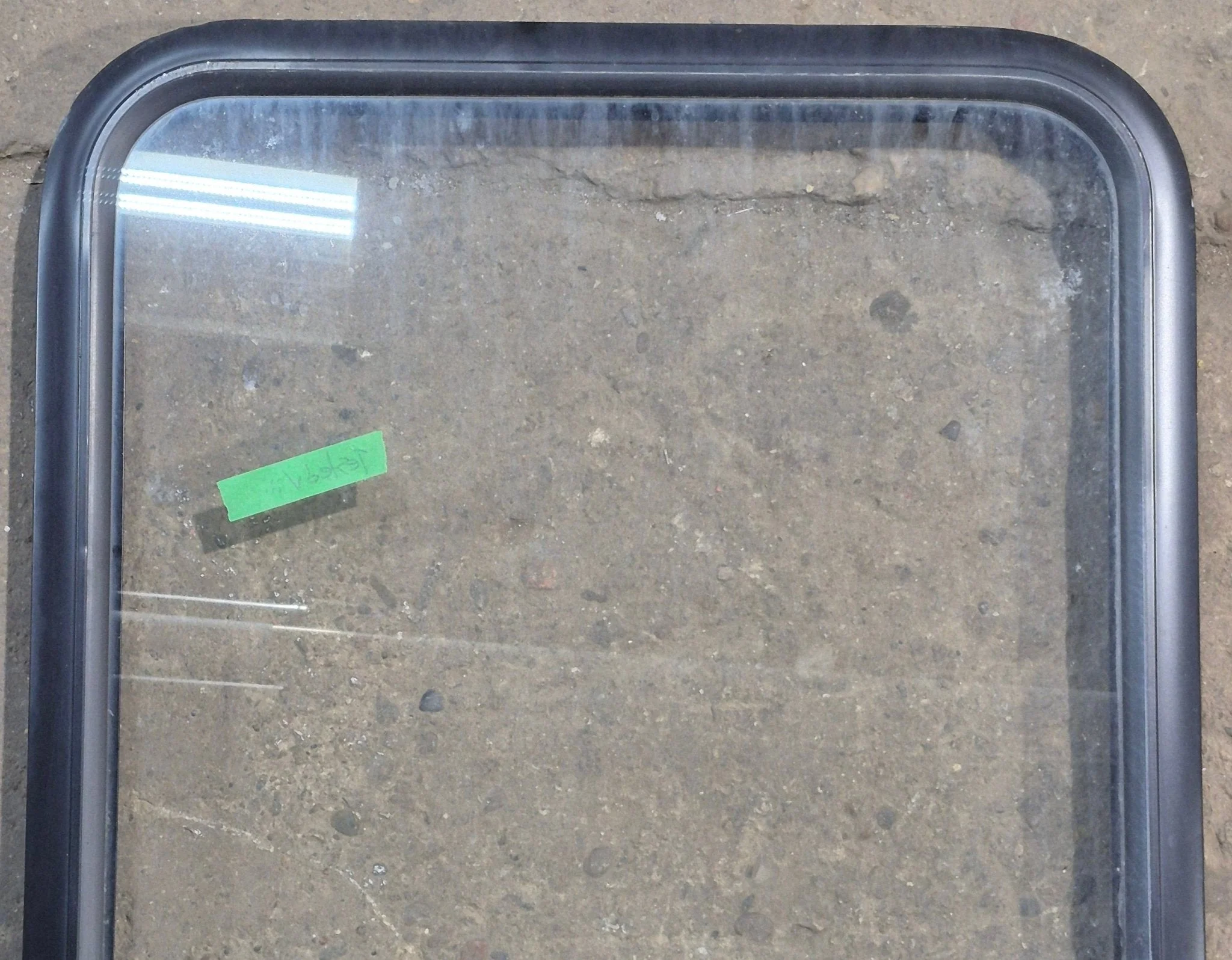 Used Black Radius Opening Window : 23 1/4" W x 34 1/2" H x 1 3/4" D - Image 2