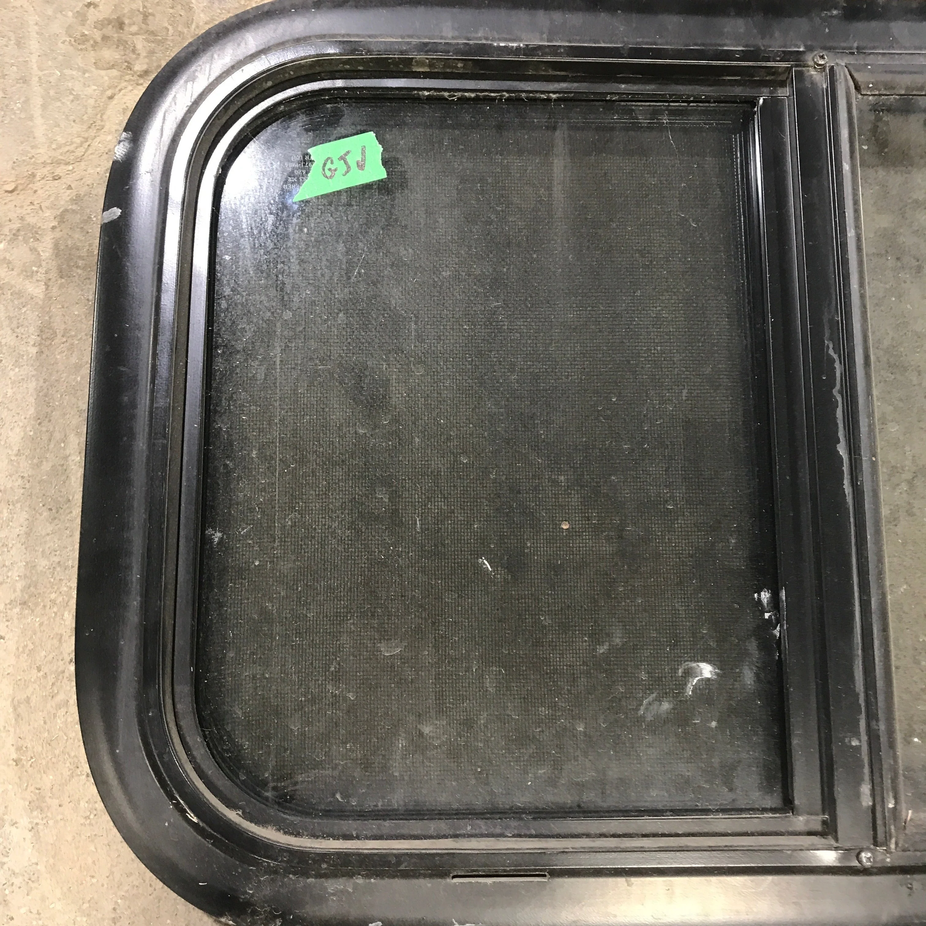 Used Black Radius Opening Window : 17.5" X 21.5" X 1.25" - Image 4