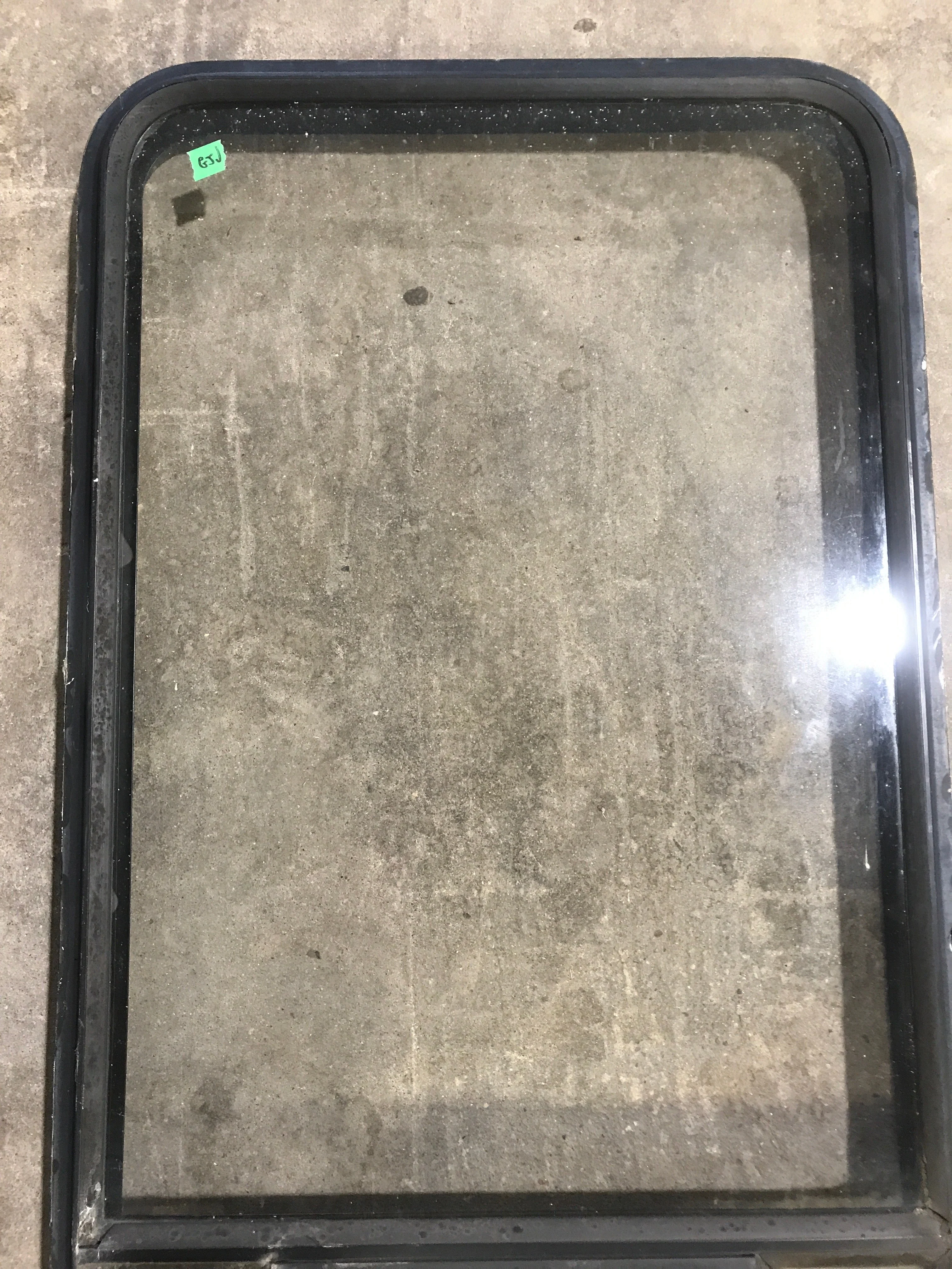 Used Black Radius Opening Window : 23" W x 47 1/2" H x 1 7/8" D - Image 2