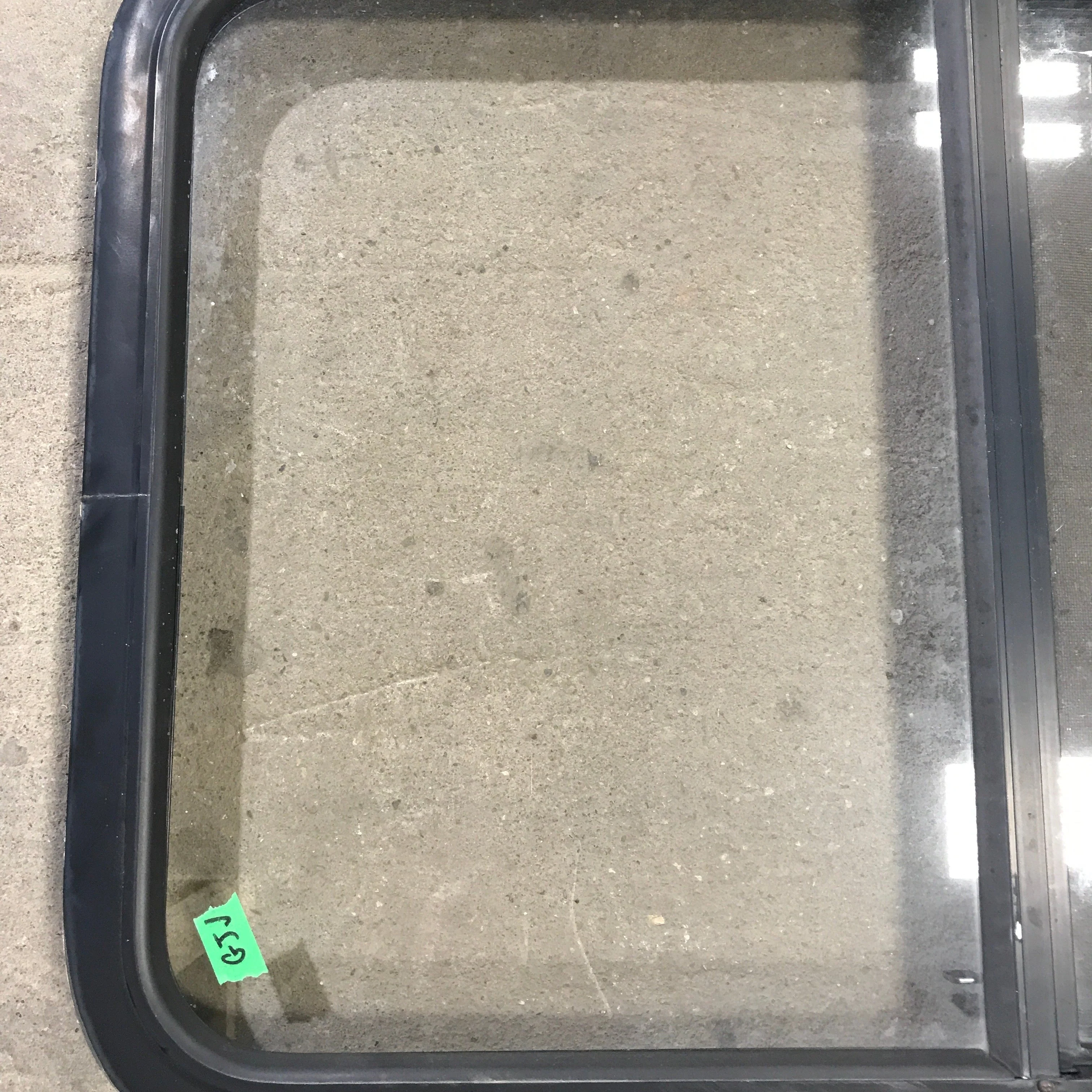Used Black Radius Opening Window : 23" X 34.5" X 1.875" - Image 2
