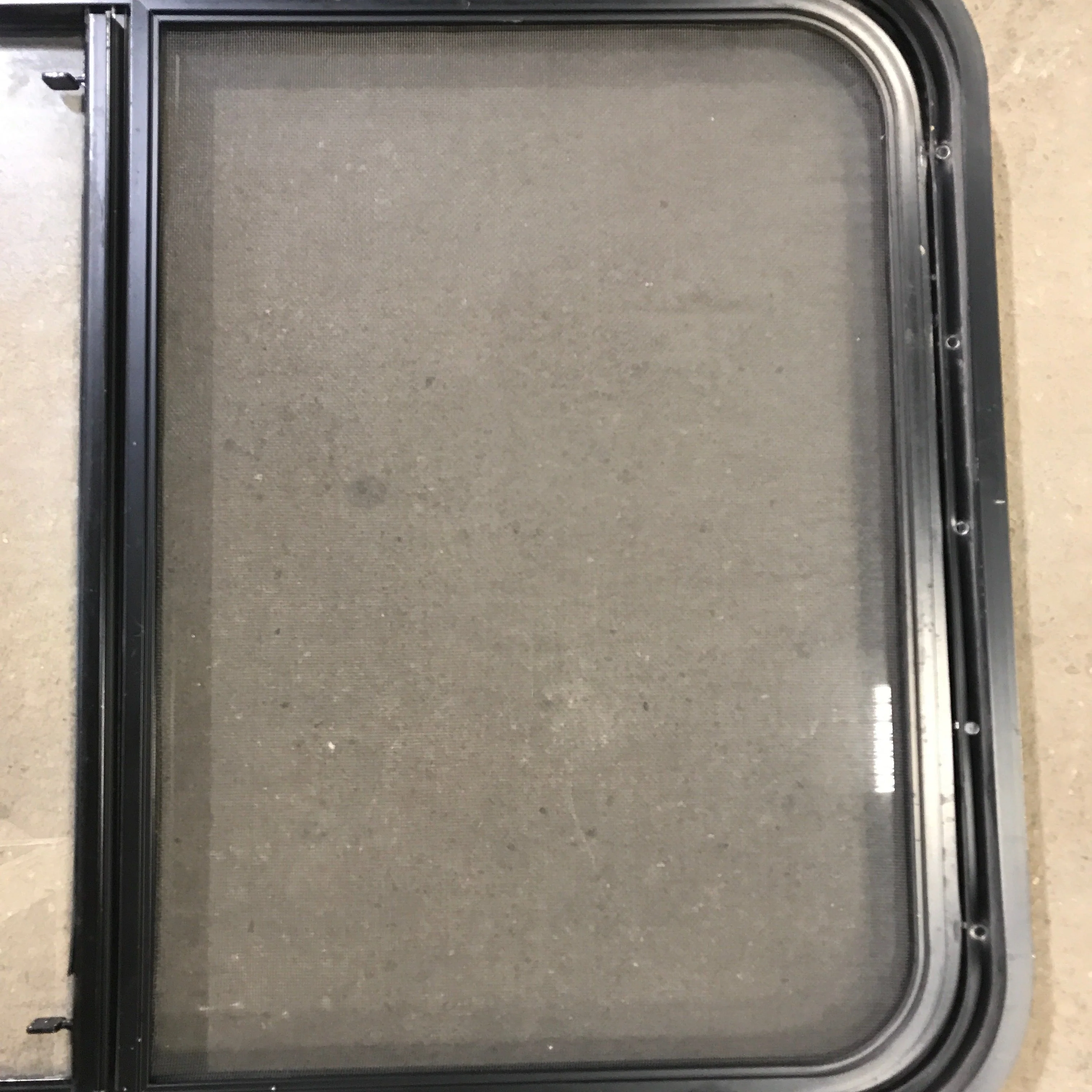 Used Black Radius Opening Window : 23" X 34.5" X 1.875" - Image 6