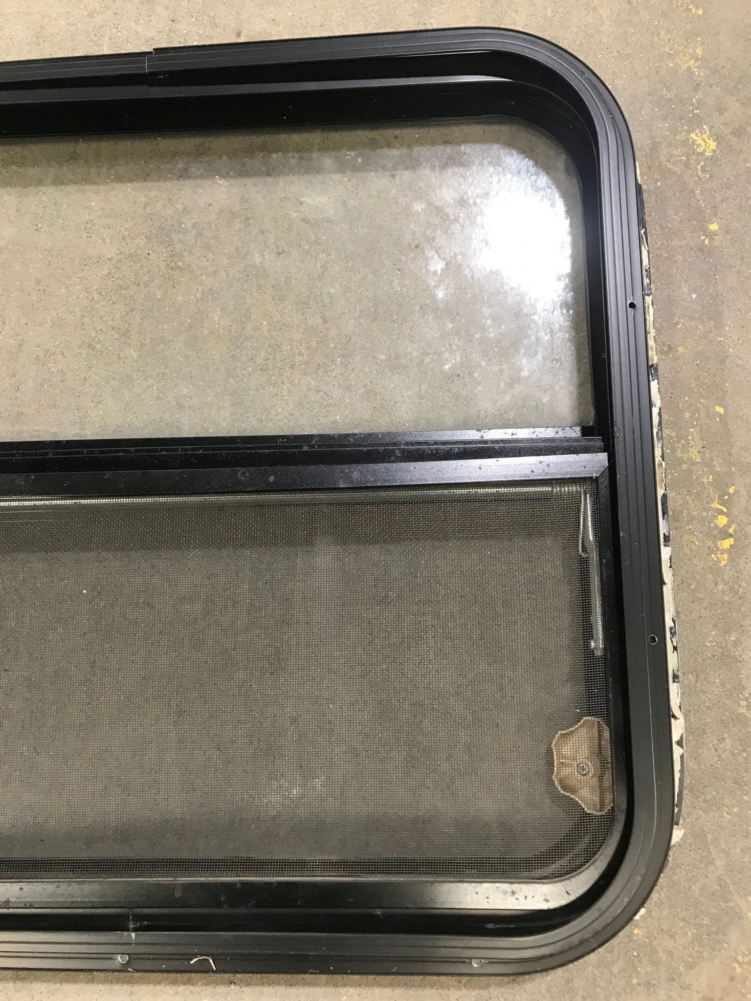 Used Black Radius Opening Window : 24 1/2" W x 22 1/2" H x 2" D - Image 6