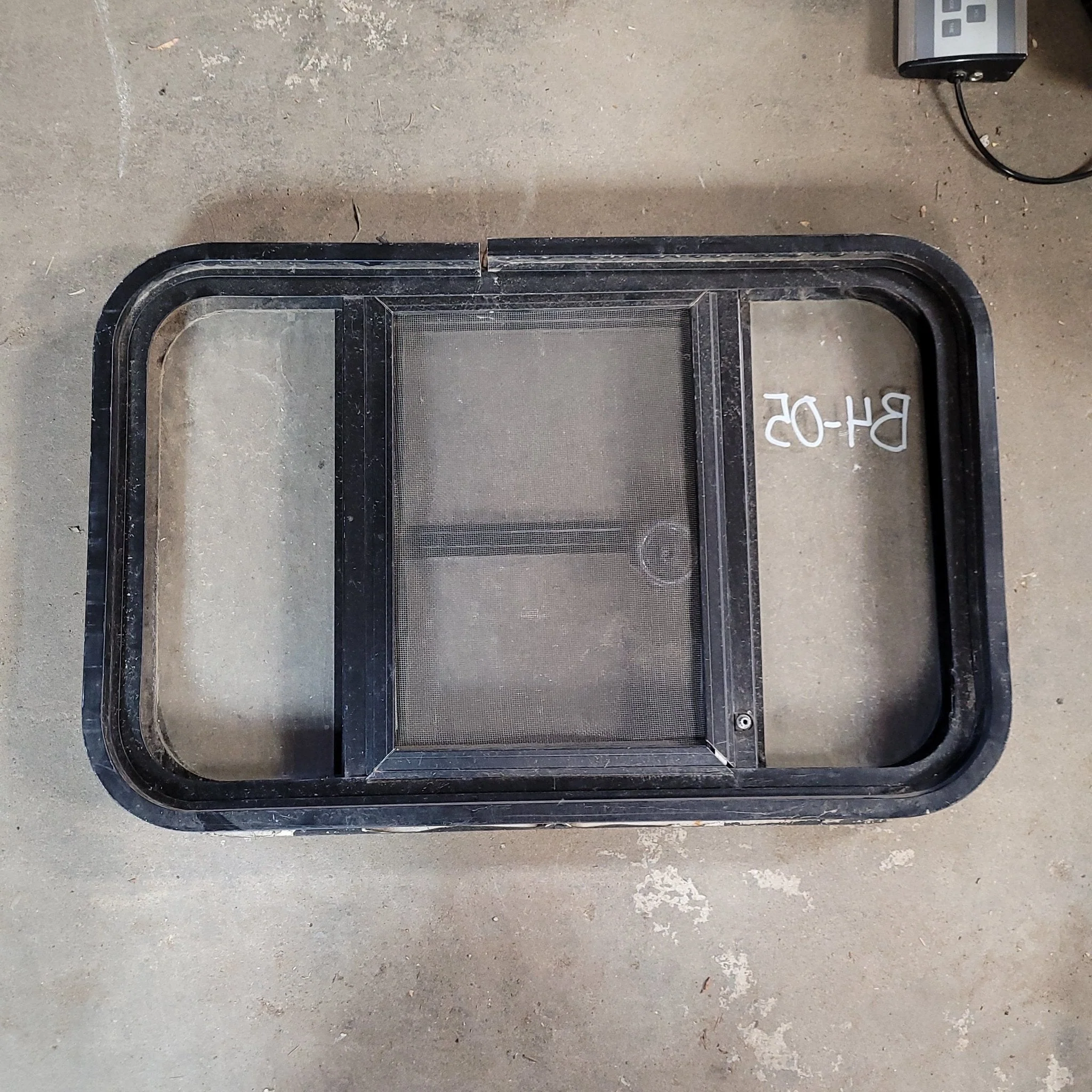 Used Black Radius Opening Window : 24 1/2 X 15 1/2 X 2" D - Image 2