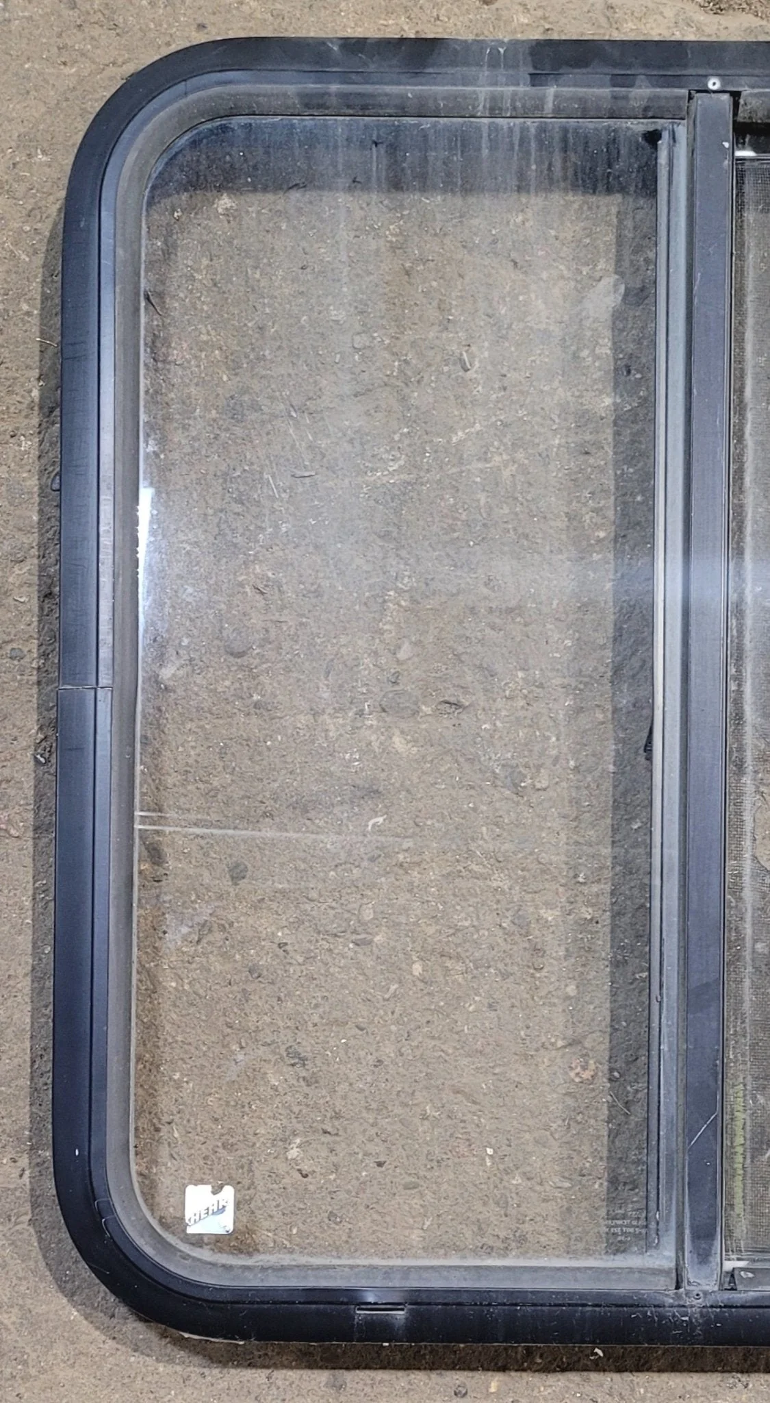 Used Black Radius Opening Window : 24 1/4" W x 25 3/4" H x 1 3/4" - Image 3