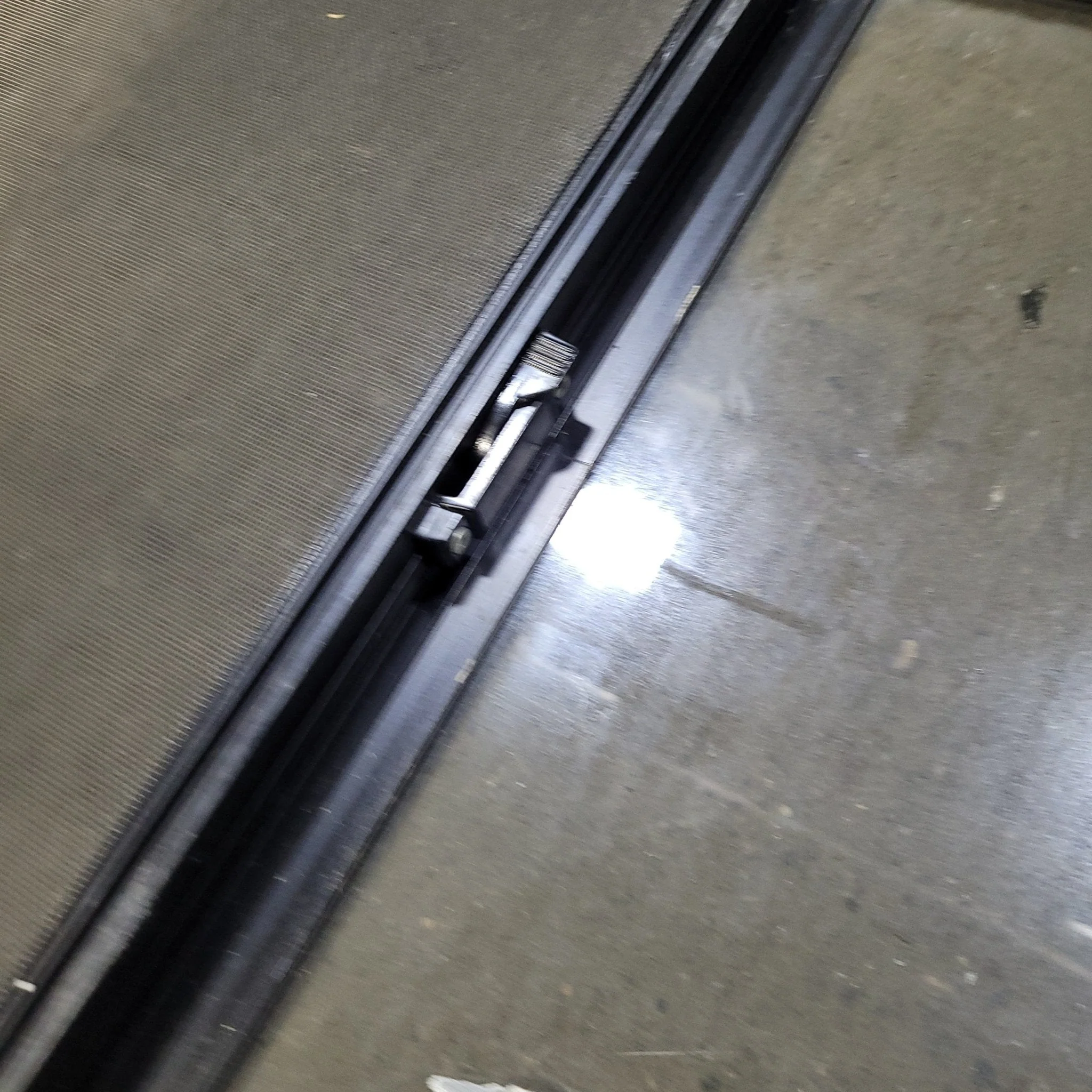 Used Black Radius Opening Window : 24 1/4" X 21 3/4" X 2" D - Image 5