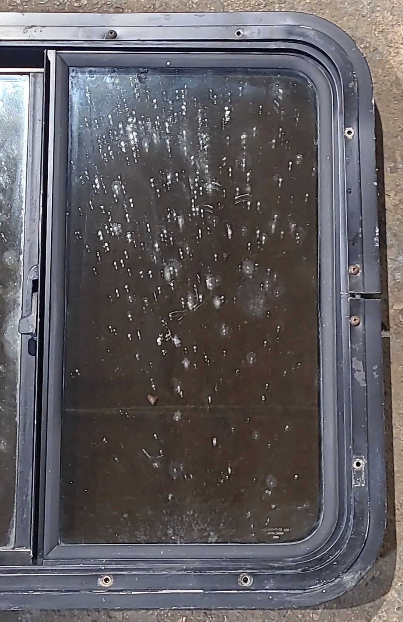 Used Black Radius Opening Window : 24" W x 21 1/2" H x 1 7/8" D - Image 6