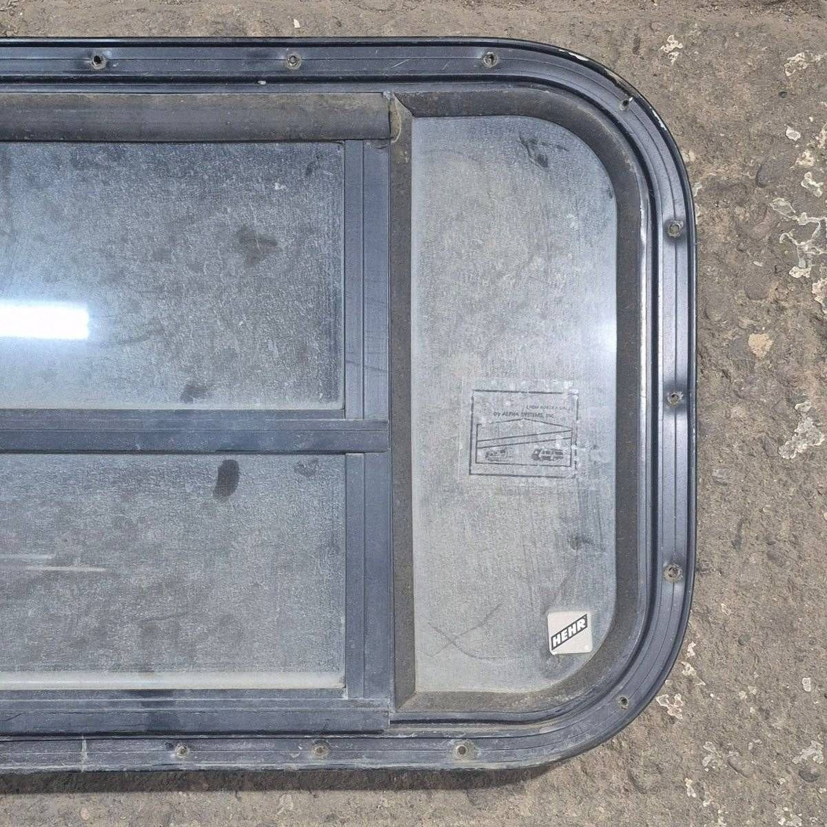 Used Black Radius Opening Window : 23 3/4" X 15" X 1 1/2 - Image 3