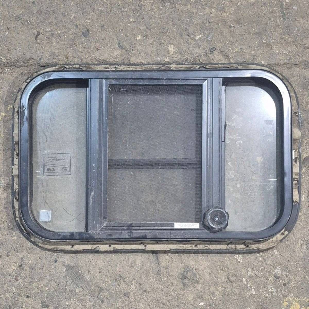 Used Black Radius Opening Window : 23 3/4" X 15" X 1 1/2 - Image 4