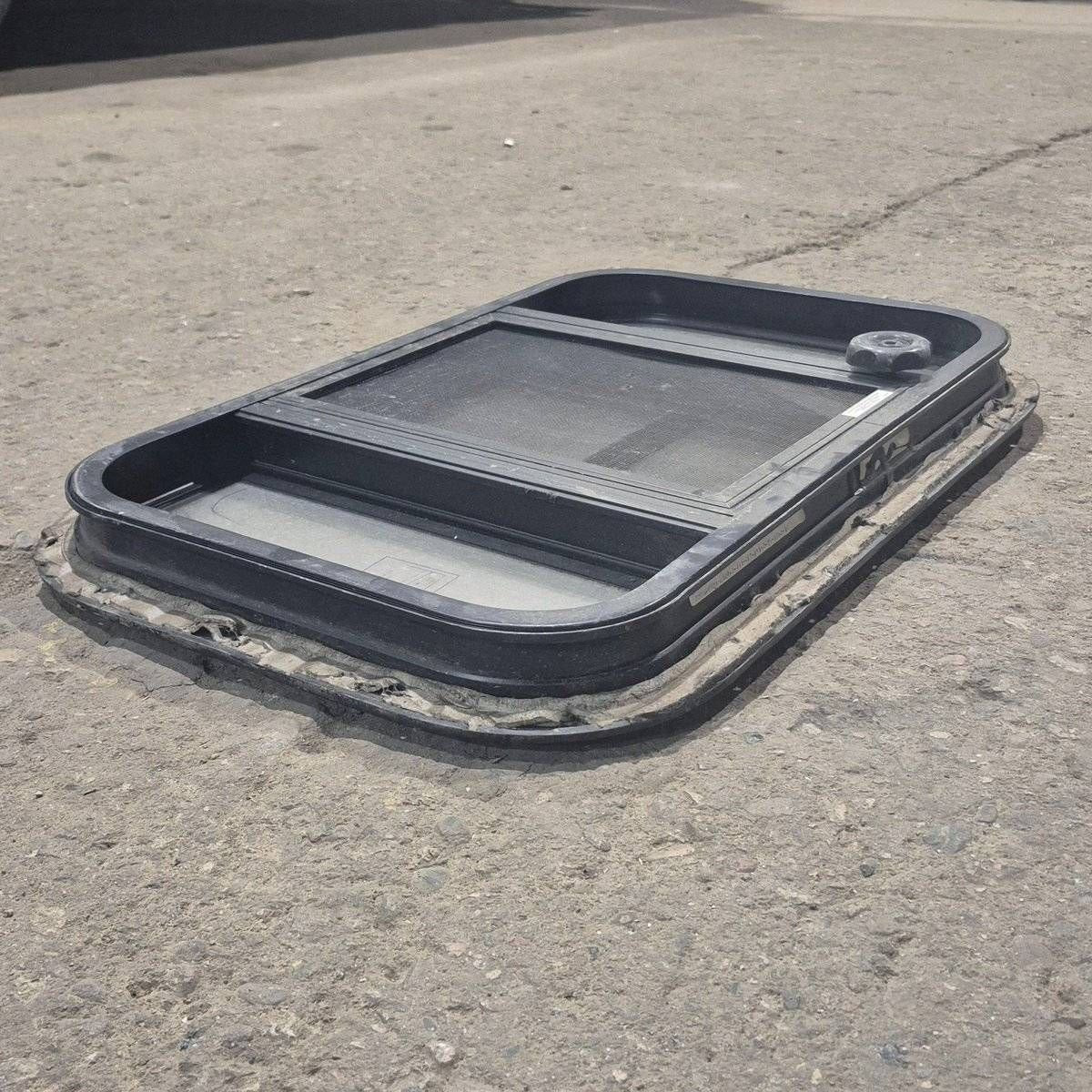 Used Black Radius Opening Window : 23 3/4" X 15" X 1 1/2 - Image 7