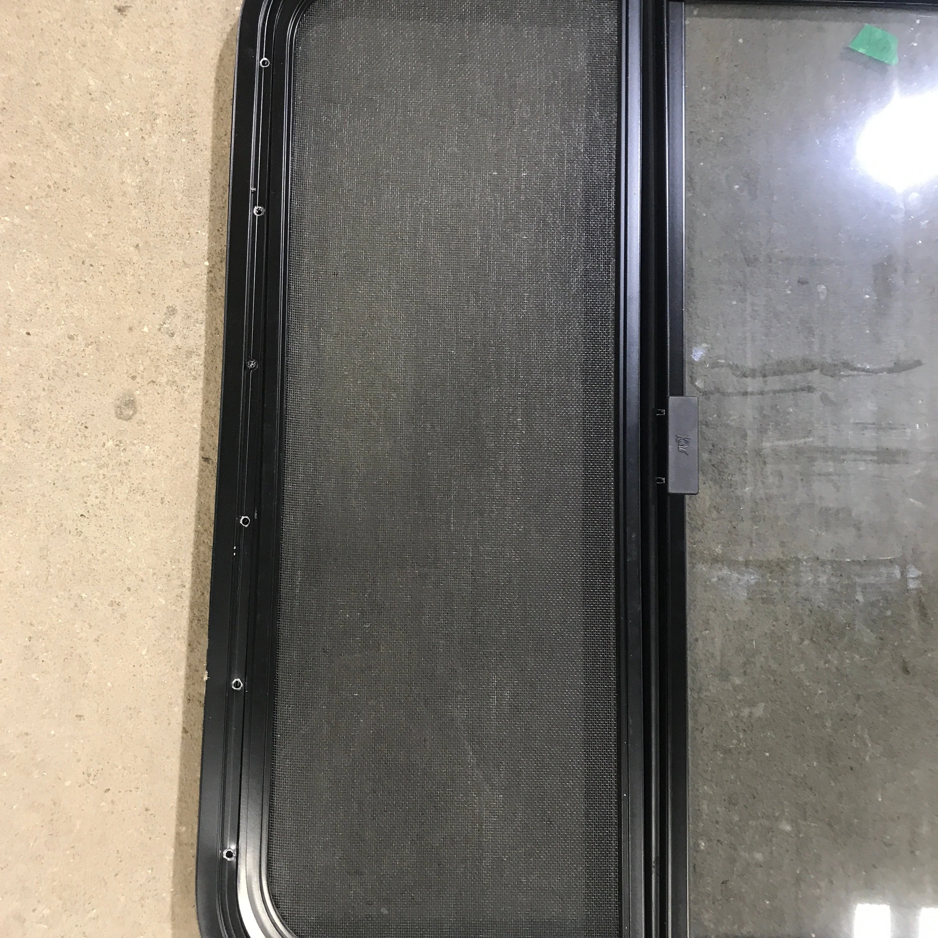 Used Black Radius Opening Window : 23 1/2" X 29 3/4" X 1 1/4" - Image 5