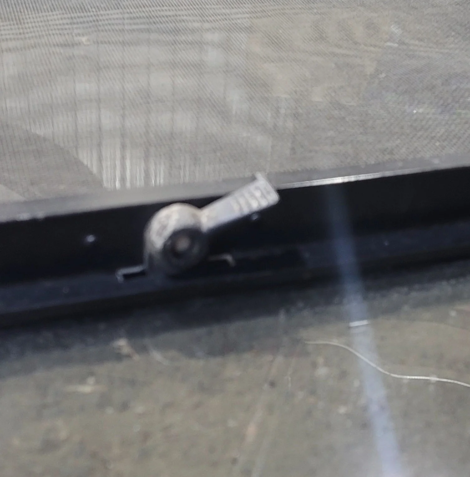 Used Black Radius Opening Window : 25 1/2" W x 20" H x 1 3/4" - Image 8