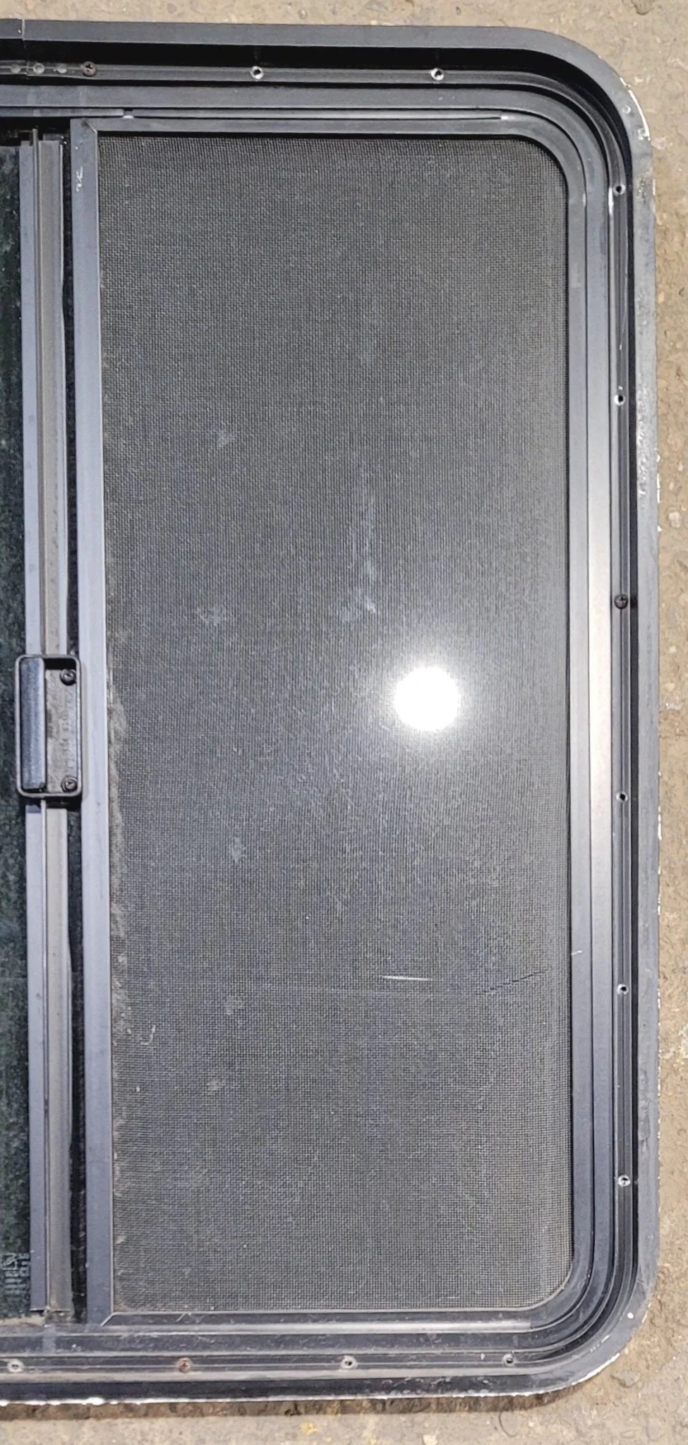 Used Black Radius Opening Window : 25 3/4" W x 29 1/4" H x 1 3/4" - Image 5