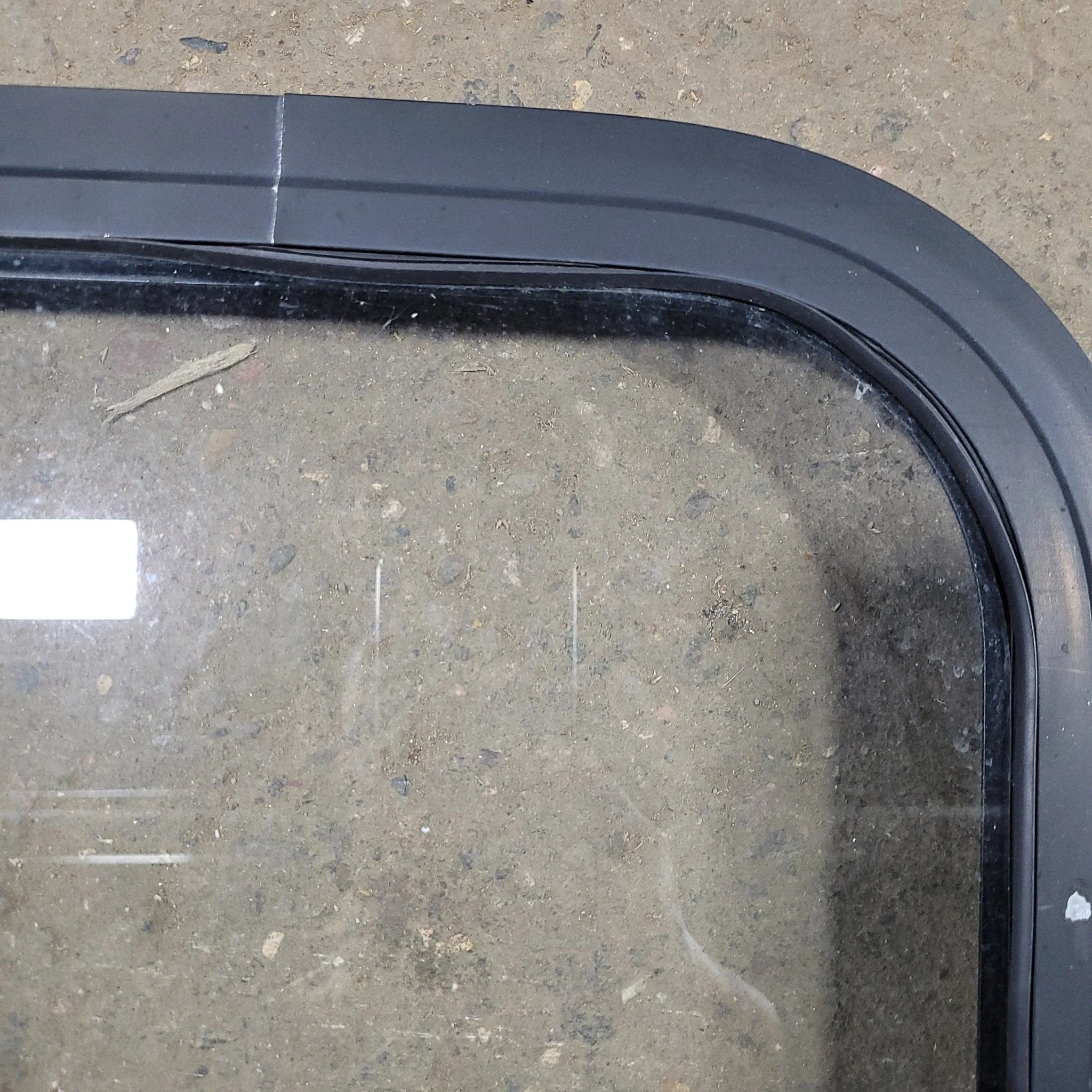 Used Black Radius Opening Window : 25 3/4" X 47 3/4" X 2" D - Image 3