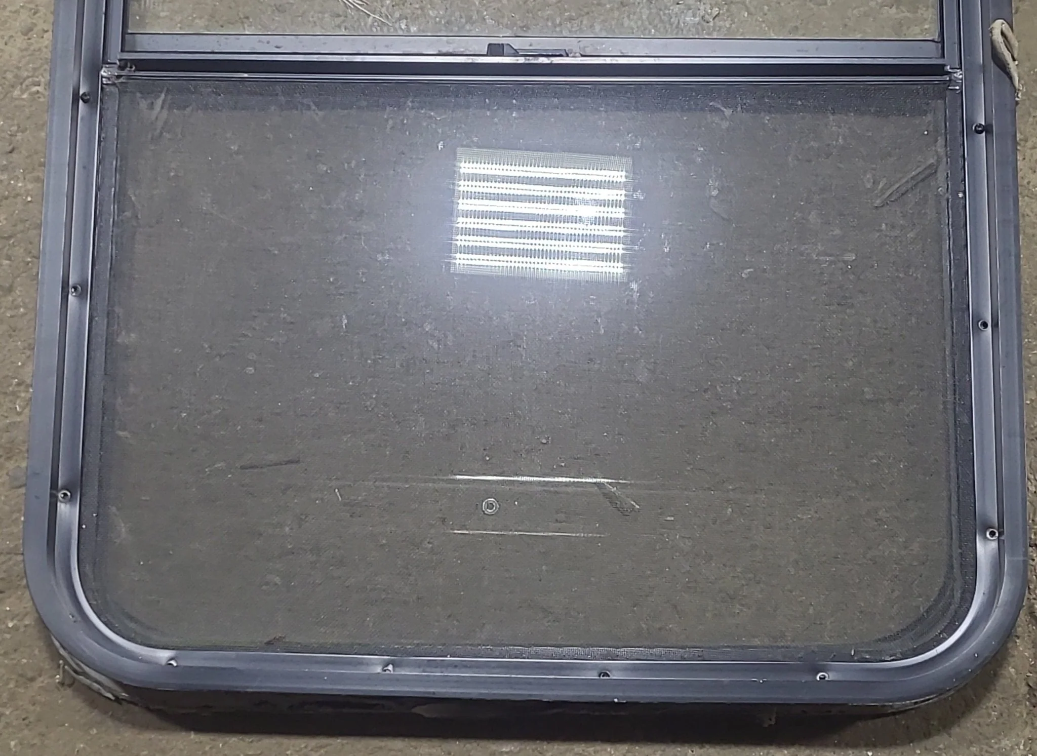 Used Black Radius Opening Window : 26 1/2" W x 39 3/4" H x 1 7/8" D - Image 7