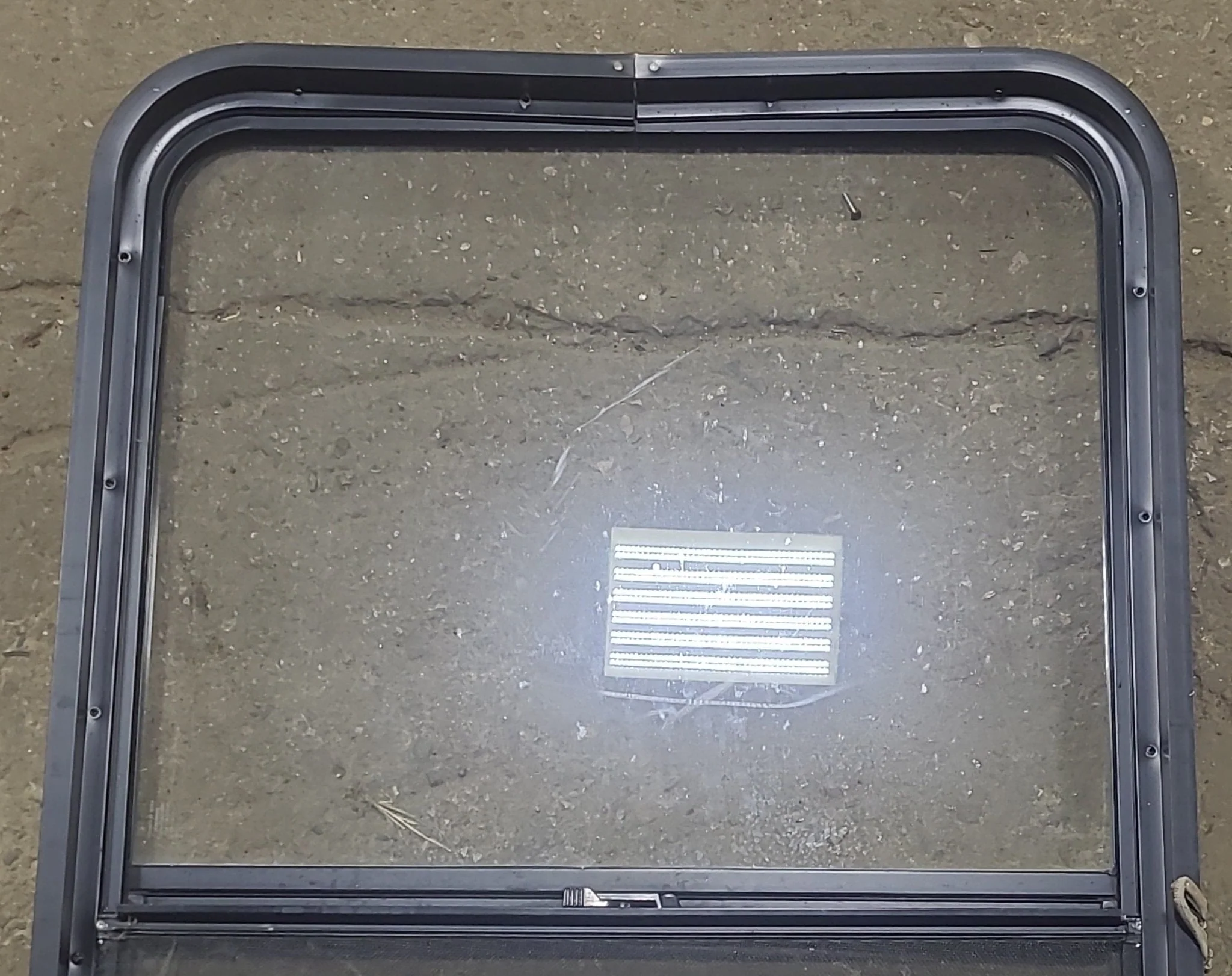 Used Black Radius Opening Window : 26 1/2" W x 39 3/4" H x 1 7/8" D - Image 8
