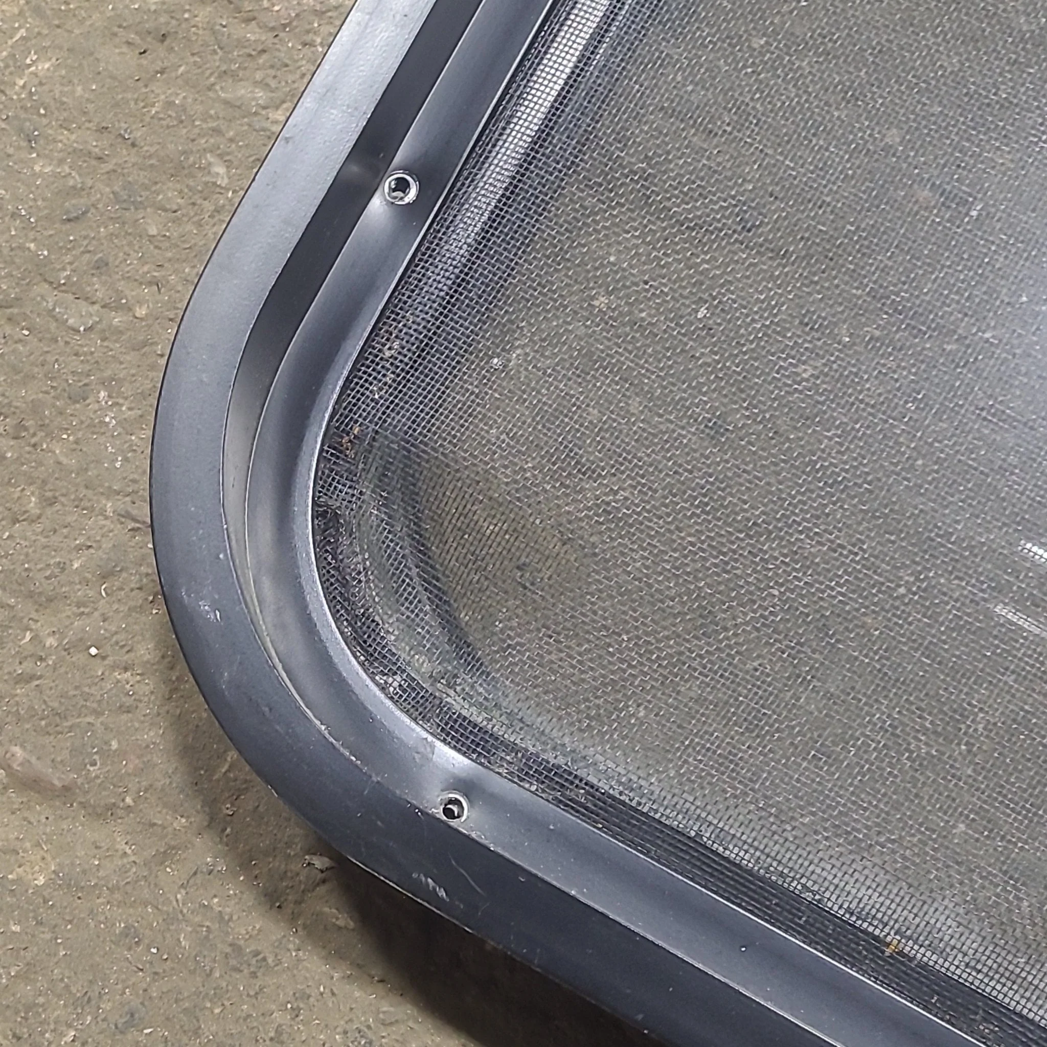 Used Black Radius Opening Window : 26 1/2" W x 39 3/4" H x 1 7/8" D - Image 7