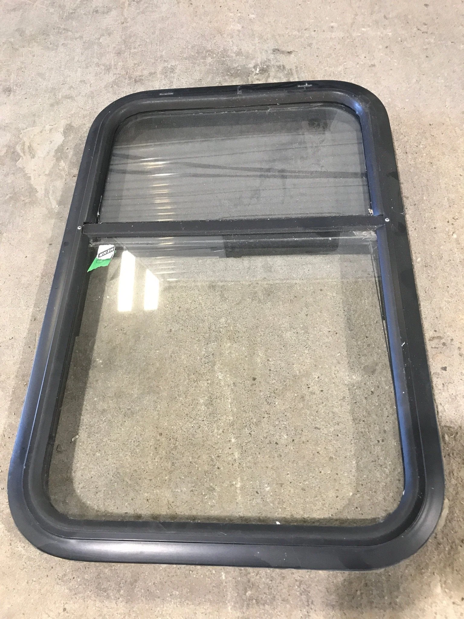 Used Black Radius Opening Window : 27 3/4" W x 18" H x 1 3/4" - Image 2
