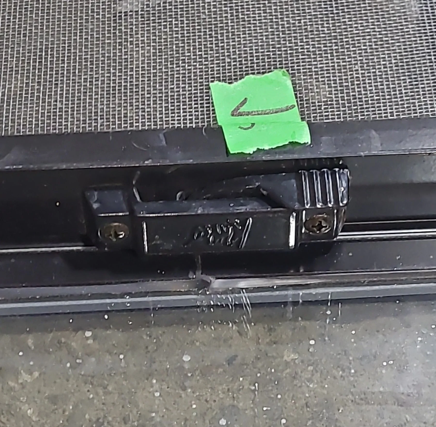 Used Black Radius Opening Window : 29 1/2" W x 17 1/2" H x 1 7/8" D - Image 9