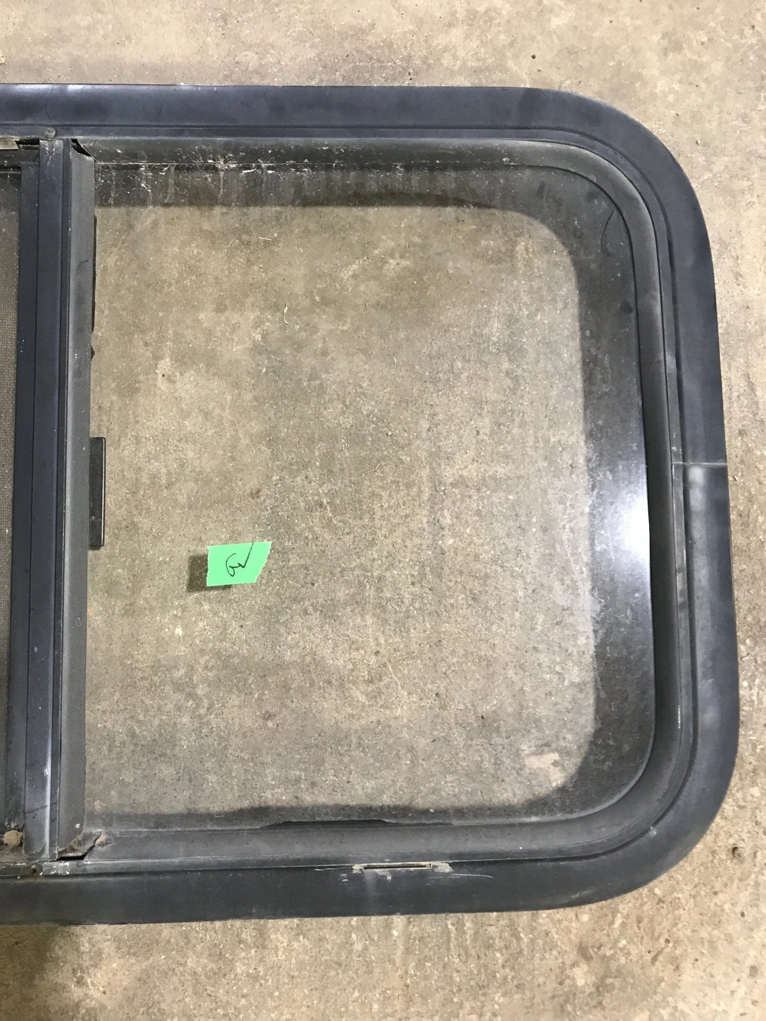 Used Black Radius Opening Window : 29 1/2" W x 17 1/2" H x 2" D - Image 3