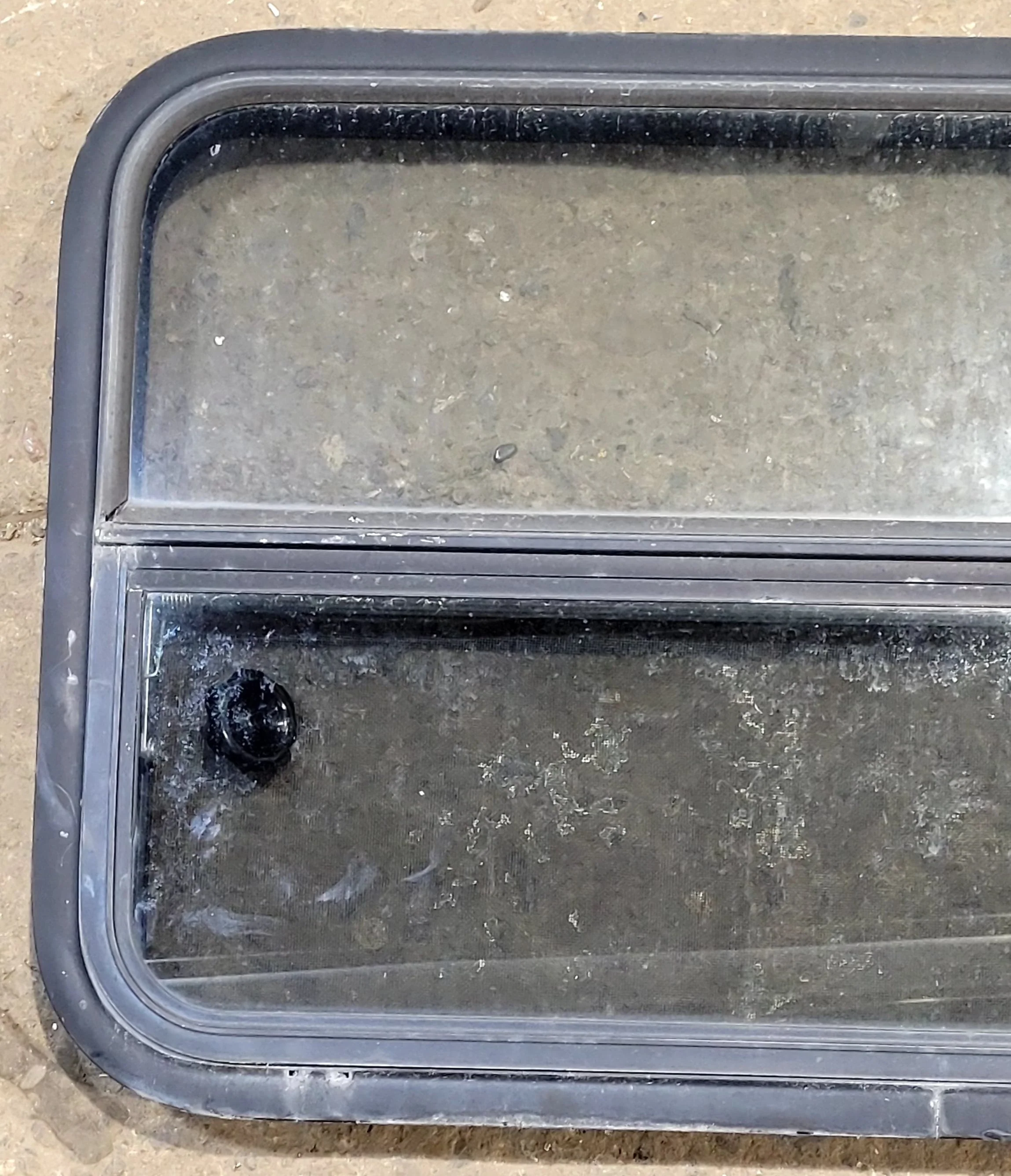 Used Black Radius Opening Window : 29 1/4" W x 21 1/4" H x 2" D - Image 2