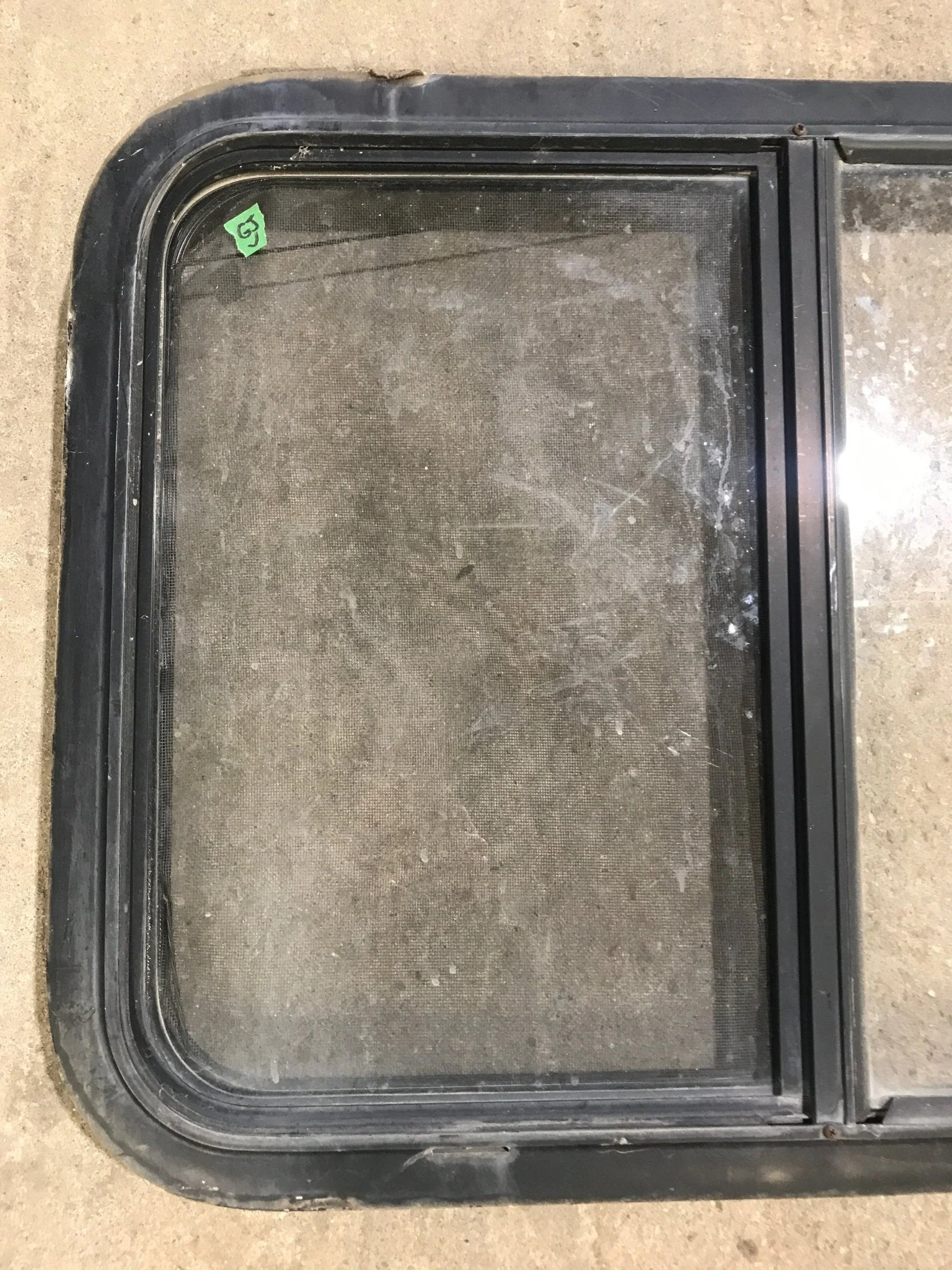 Used Black Radius Opening Window : 29 1/2" W x 21 1/2" H x 2" D - Image 2