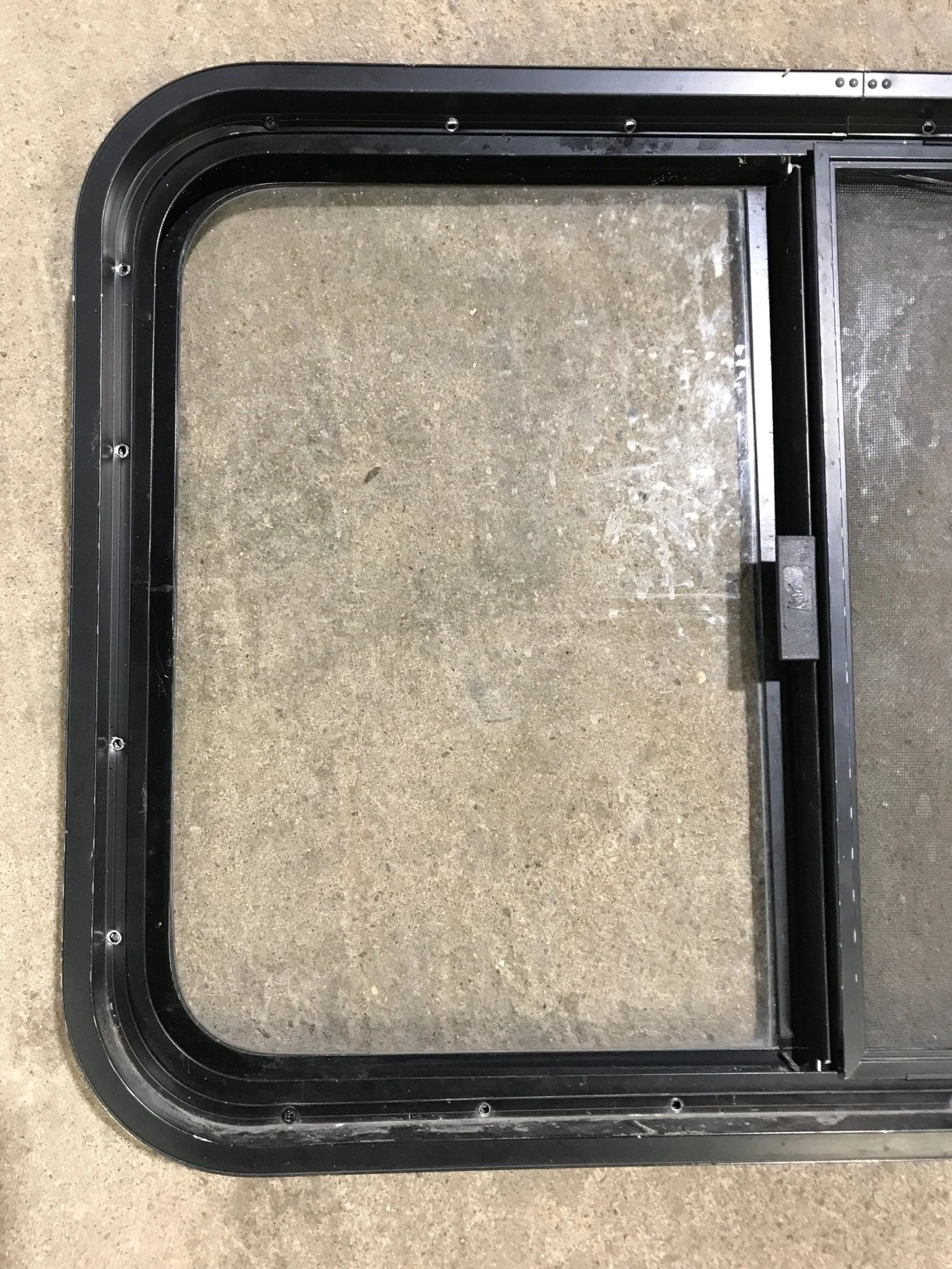 Used Black Radius Opening Window : 29 1/2" W x 21 1/2" H x 2" D - Image 5