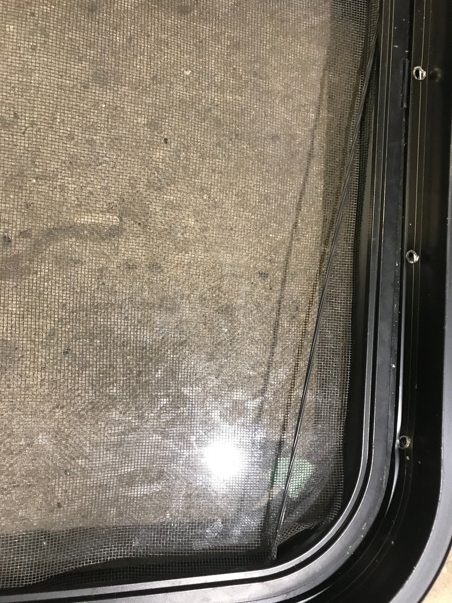 Used Black Radius Opening Window : 29 1/2" W x 21 1/2" H x 2" D - Image 7