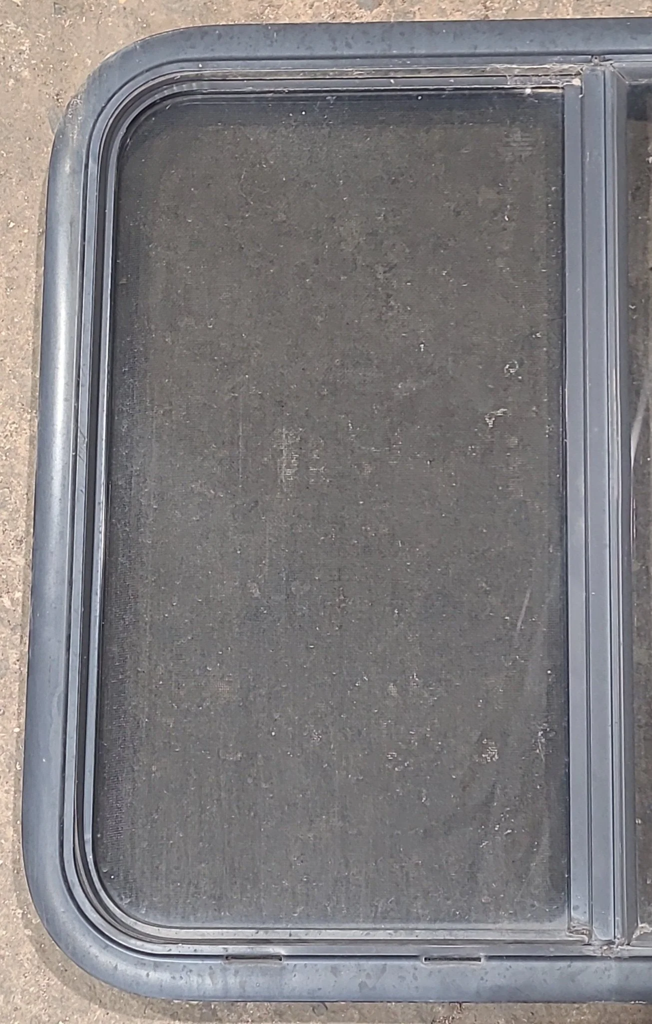 Used Black Radius Opening Window : 29 1/2" W x 25 1/2" H x 1 3/4" D - Image 3