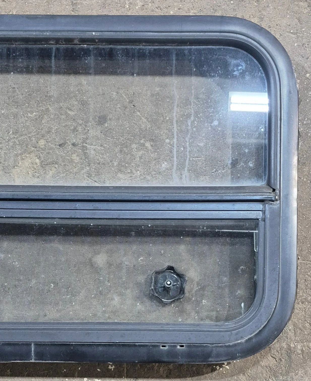 Used Black Radius Opening Window : 29 1/4" W x 17 1/2" H x 1 7/8" D - Image 3