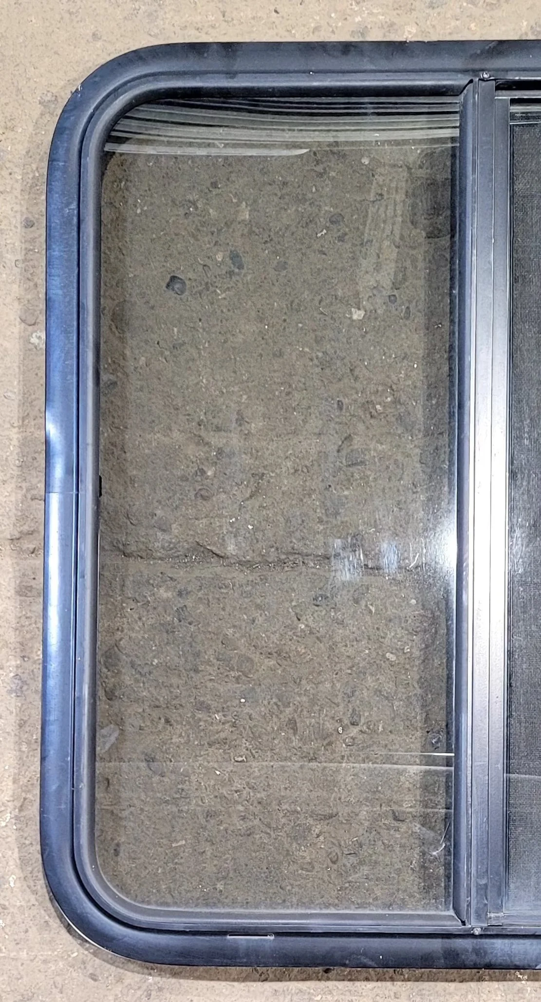 Used Black Radius Opening Window : 29 1/4" W x 27 1/4" H x 1 1/4" D - Image 3