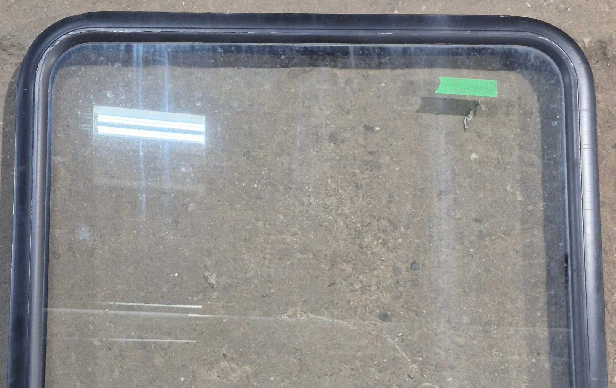 Used Black Radius Opening Window : 29 1/4" W x 34 1/2" H x 1 7/8" D - Image 2