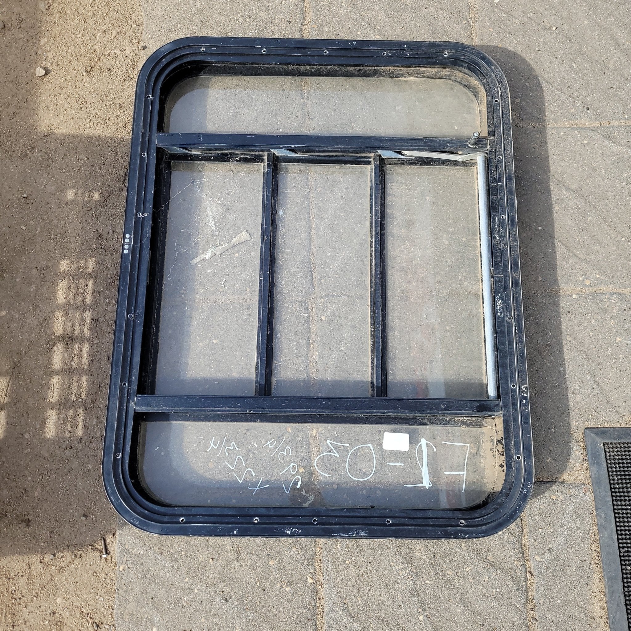 Used Black Radius Opening Window : 29 3/4 X 22 3/4 X 2" D - Image 2
