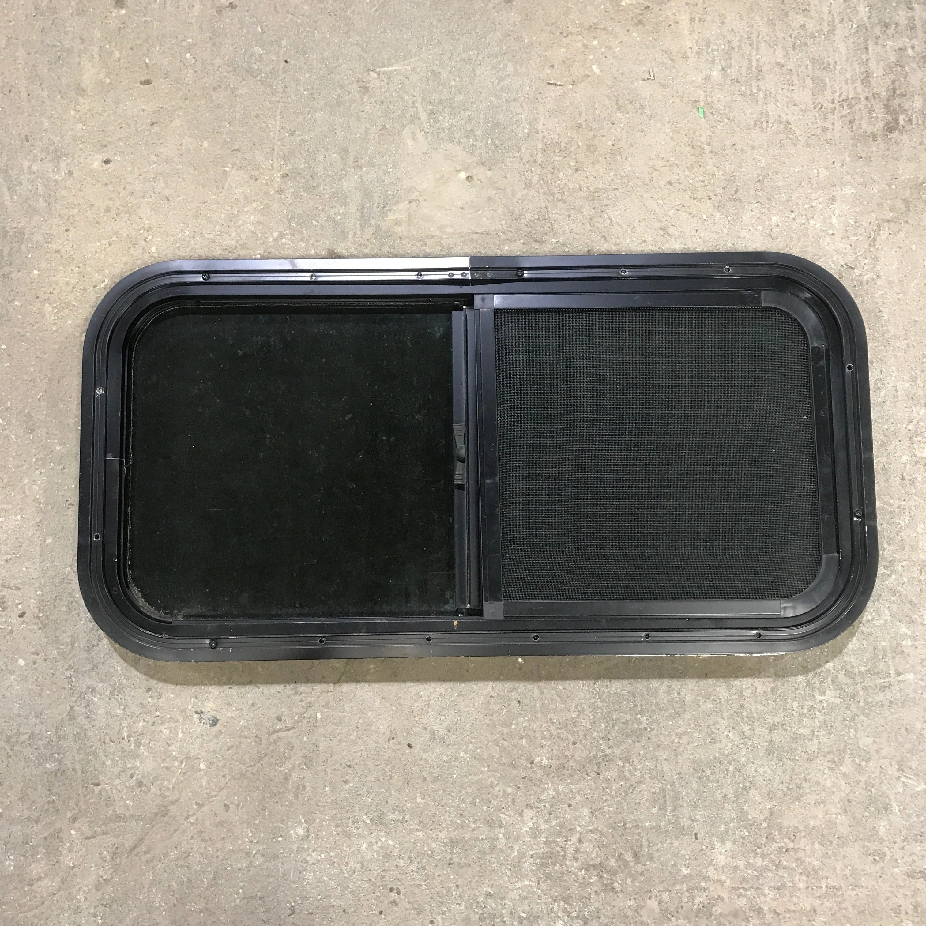 Used Black Radius Opening Window : 29.5" X 14.5" X 1.5" - Image 5