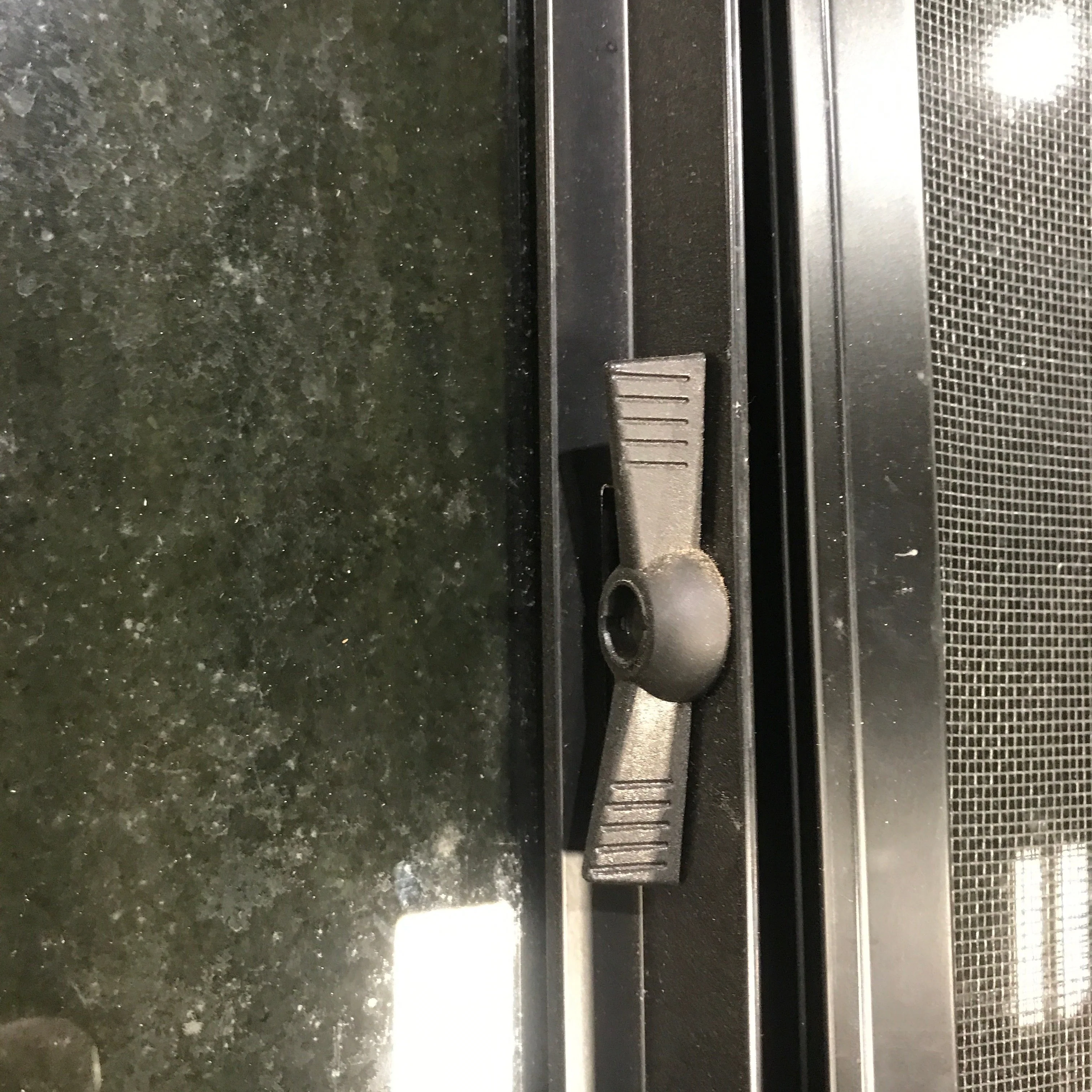 Used Black Radius Opening Window : 29.5" X 14.5" X 1.5" - Image 9