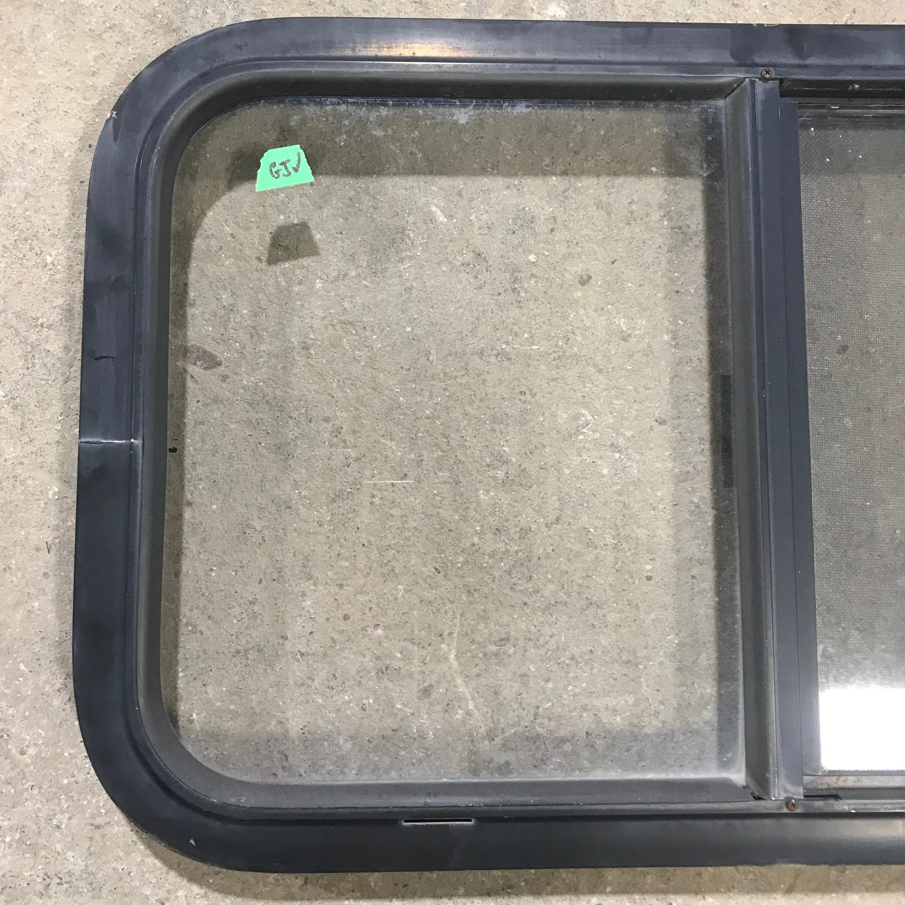 Used Black Radius Opening Window : 29.5" X 17.5" X 1.875" - Image 2