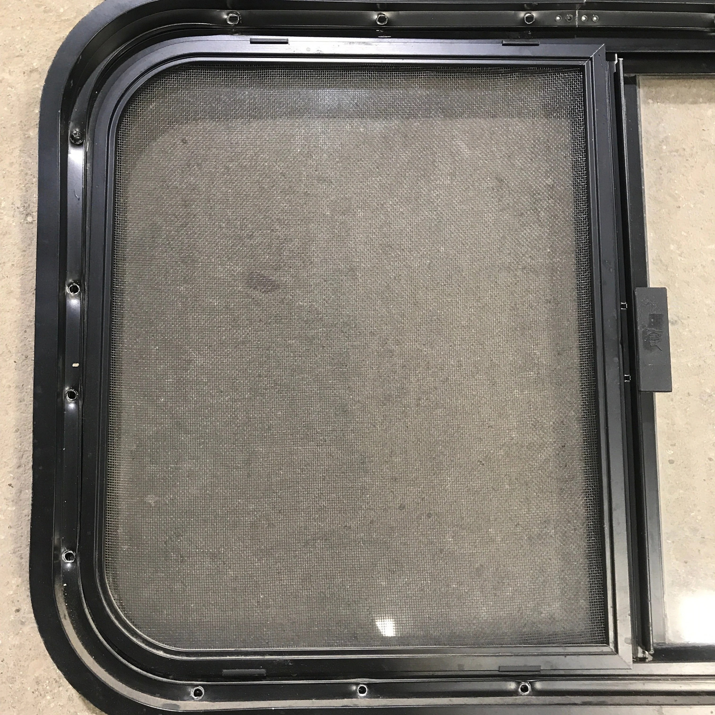Used Black Radius Opening Window : 29.5" X 17.5" X 1.875" - Image 5