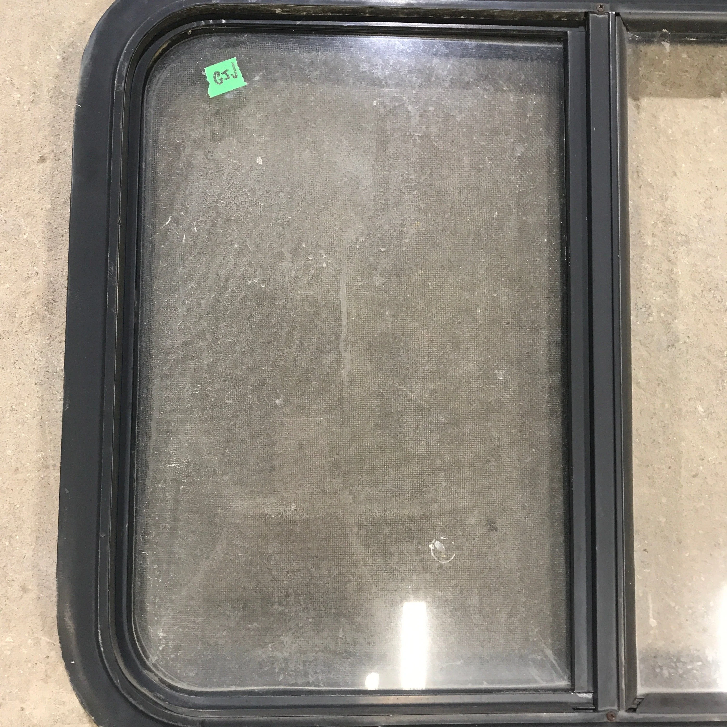 Used Black Radius Opening Window : 29.5" X 21.5" X 1.875" - Image 2