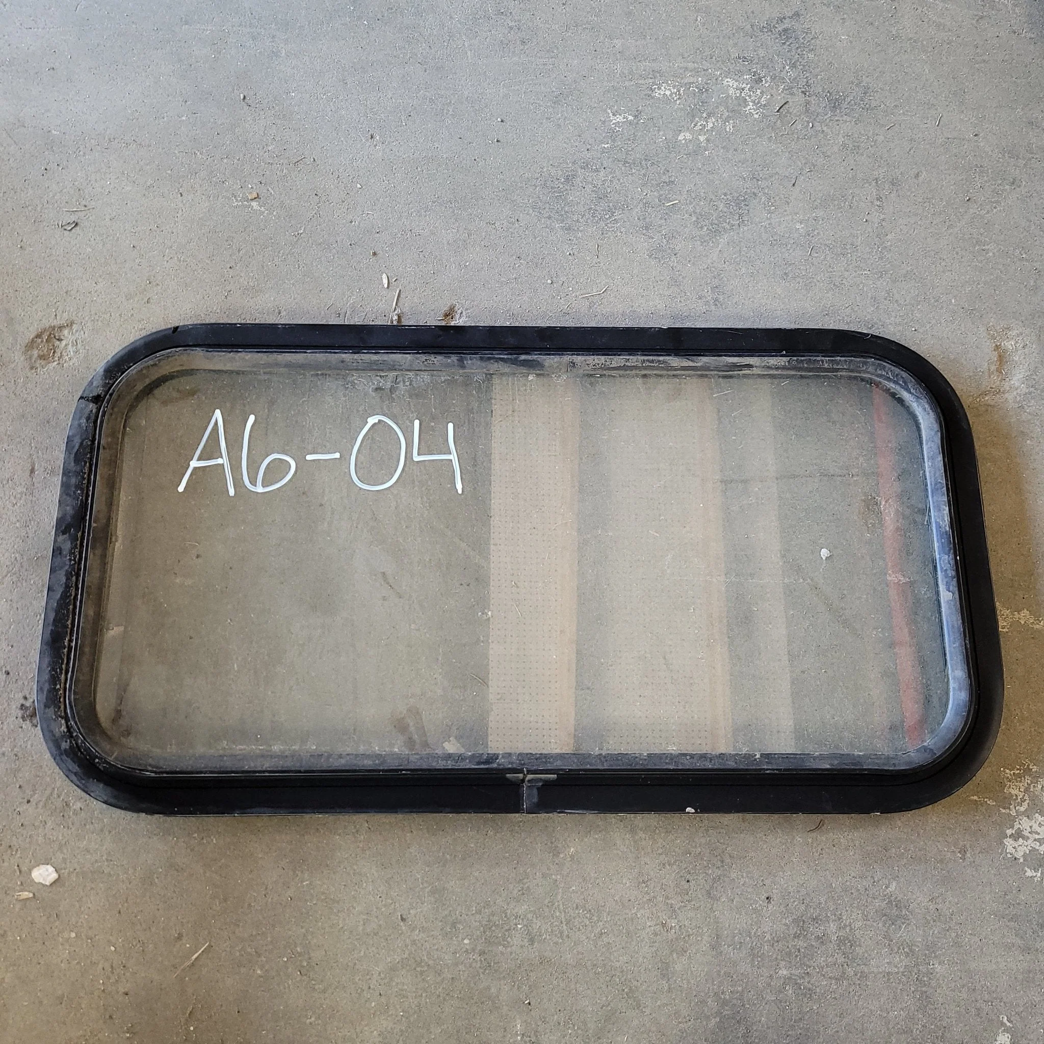 Used Black Radius Opening Window : 29 X 15 X 2" D