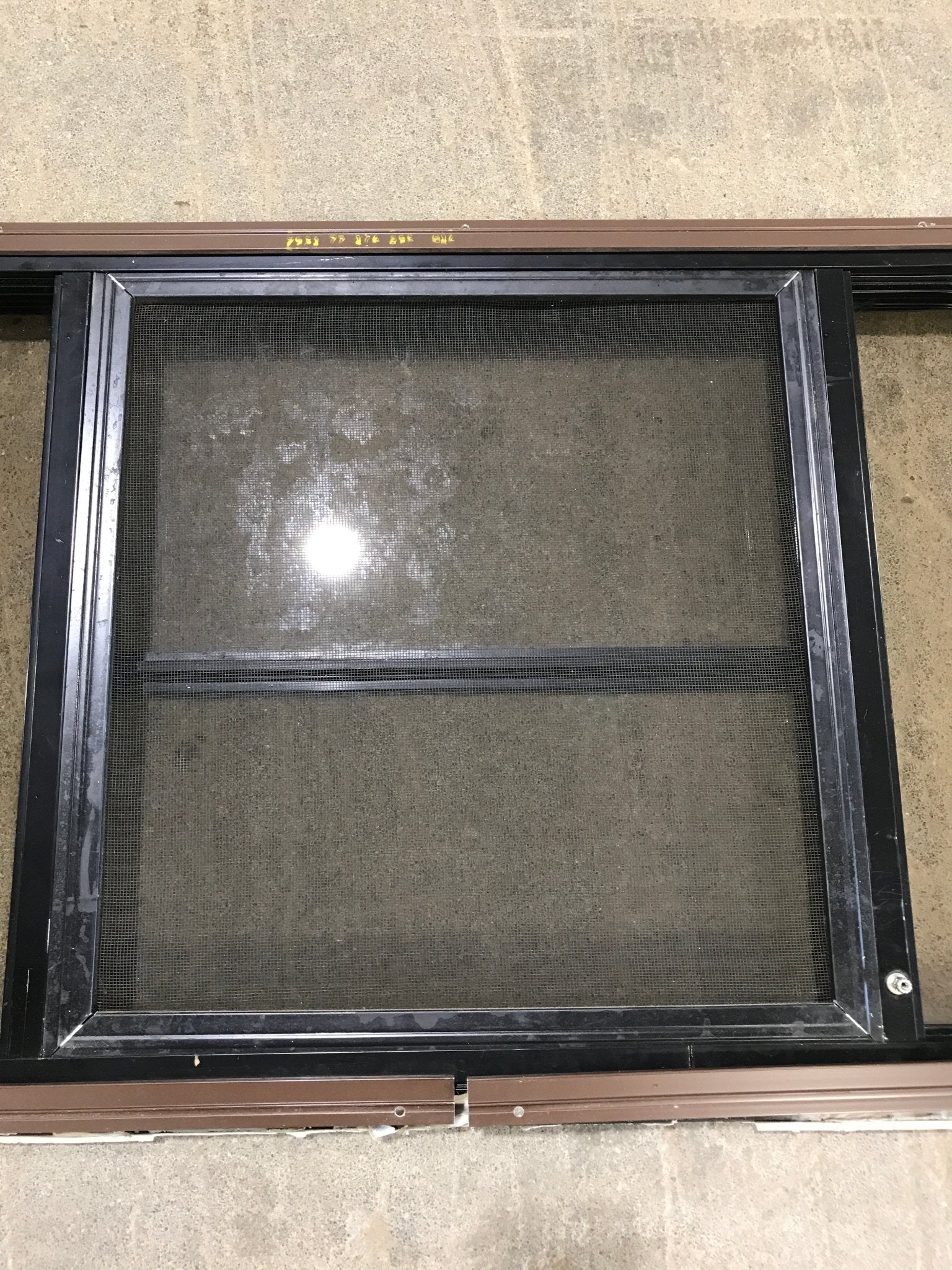 Used Black Radius Opening Window : 30 1/2" W x 18 3/4" H x 1 1/2" D - Image 7