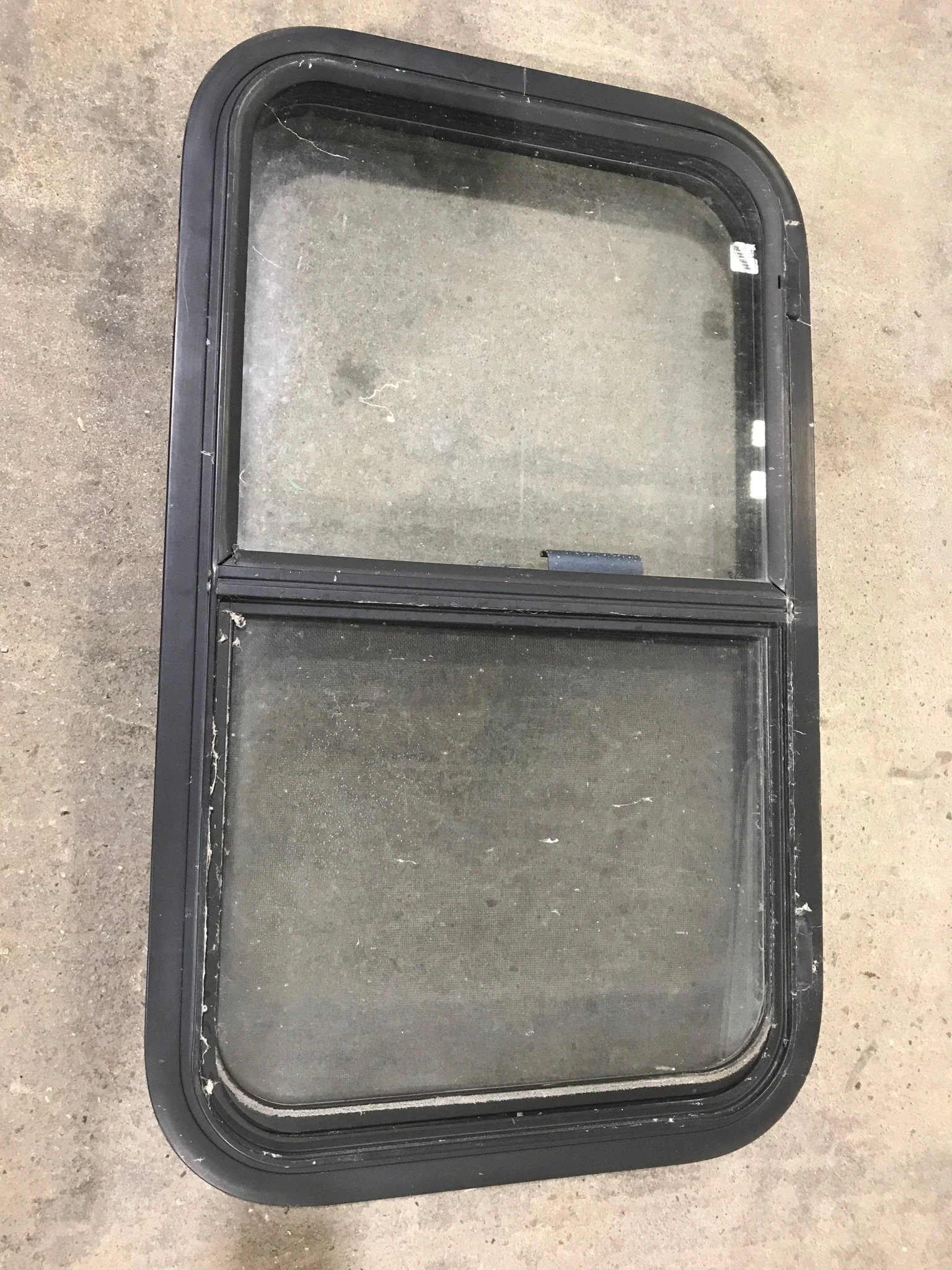 Used Black Radius Opening Window : 30 3/4" W X 18 1/2" H X 2" D - Image 2