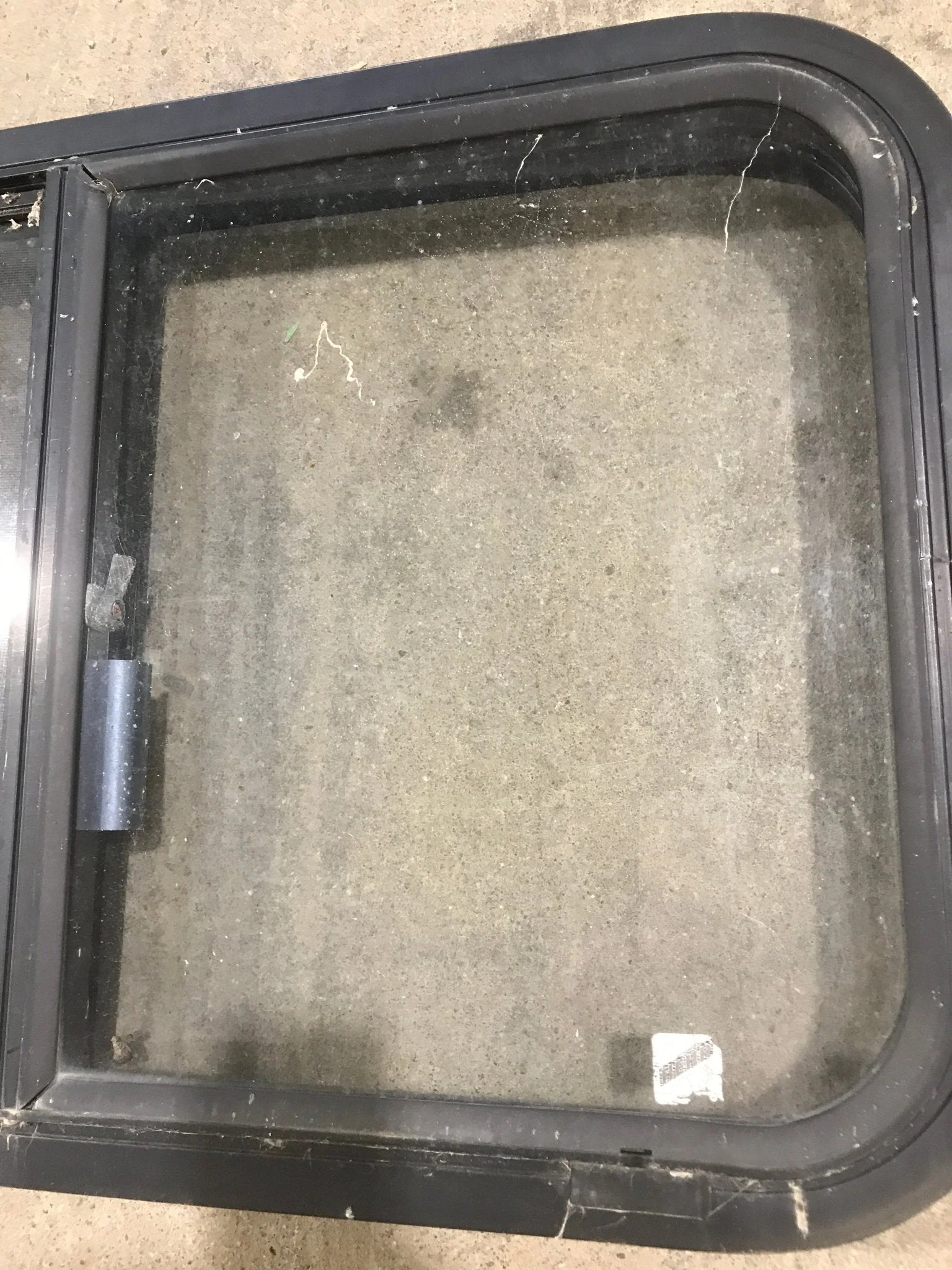 Used Black Radius Opening Window : 30 3/4" W X 18 1/2" H X 2" D - Image 4